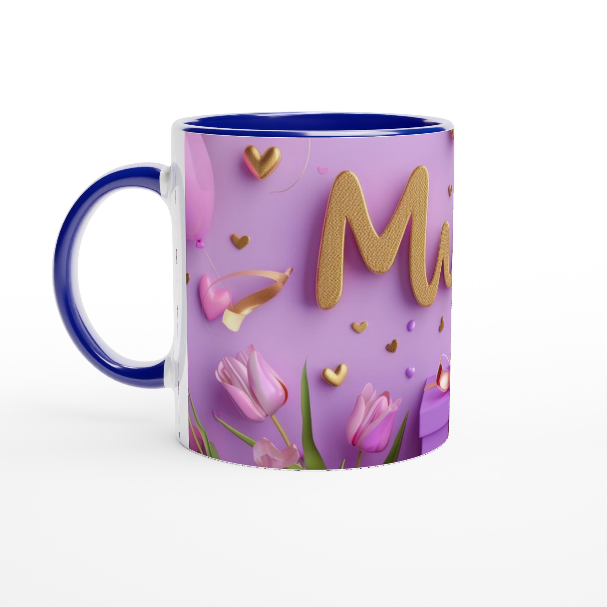 Elegant Vit 11oz Keramisk Mugg – Perfekt Present för Mamma i Sju Färgstarka Toner 2 64436b62-4b55-4b67-ae6e-52e653bda222