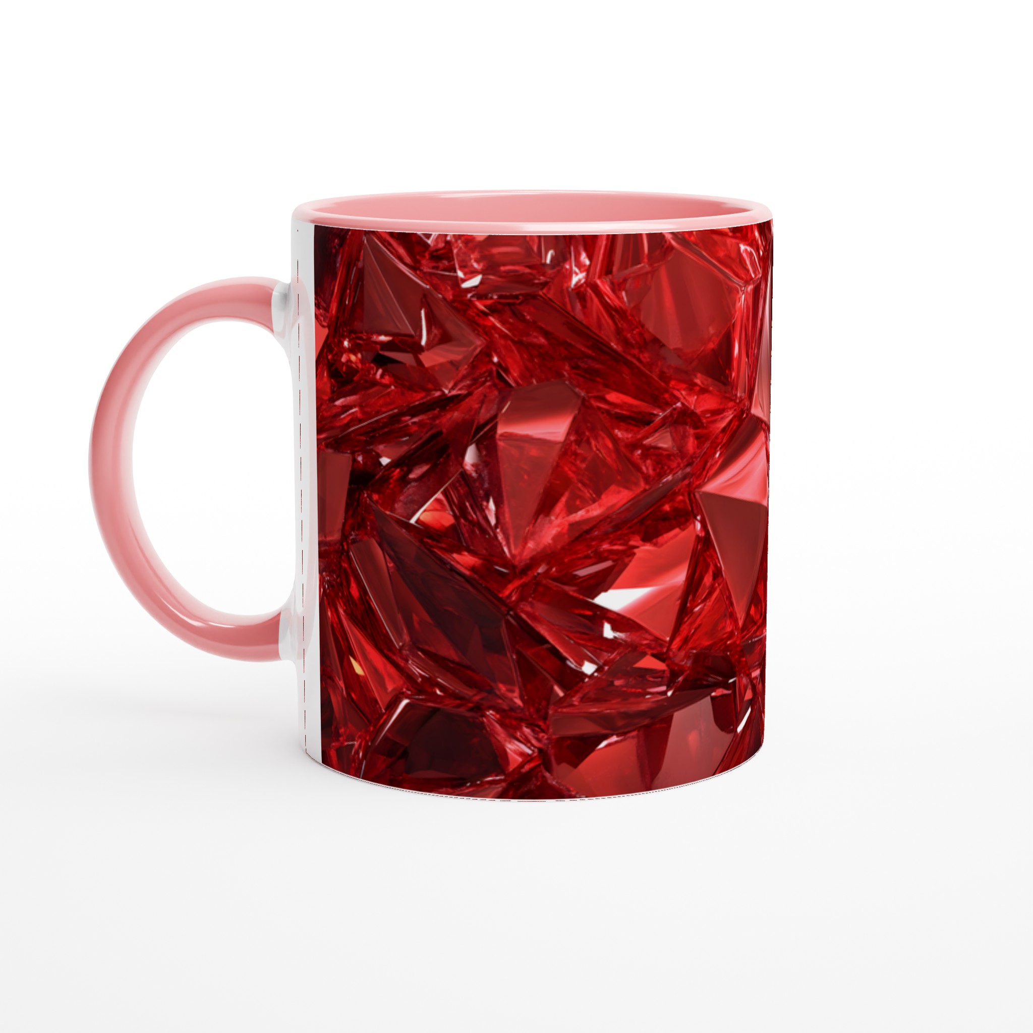 Rubinröd Kristallmugg – 11 oz Keramisk Mugg för Glittrande Drycker i Sju Färger 6 6445368c-6e15-4643-8f12-67b81ce9f27b