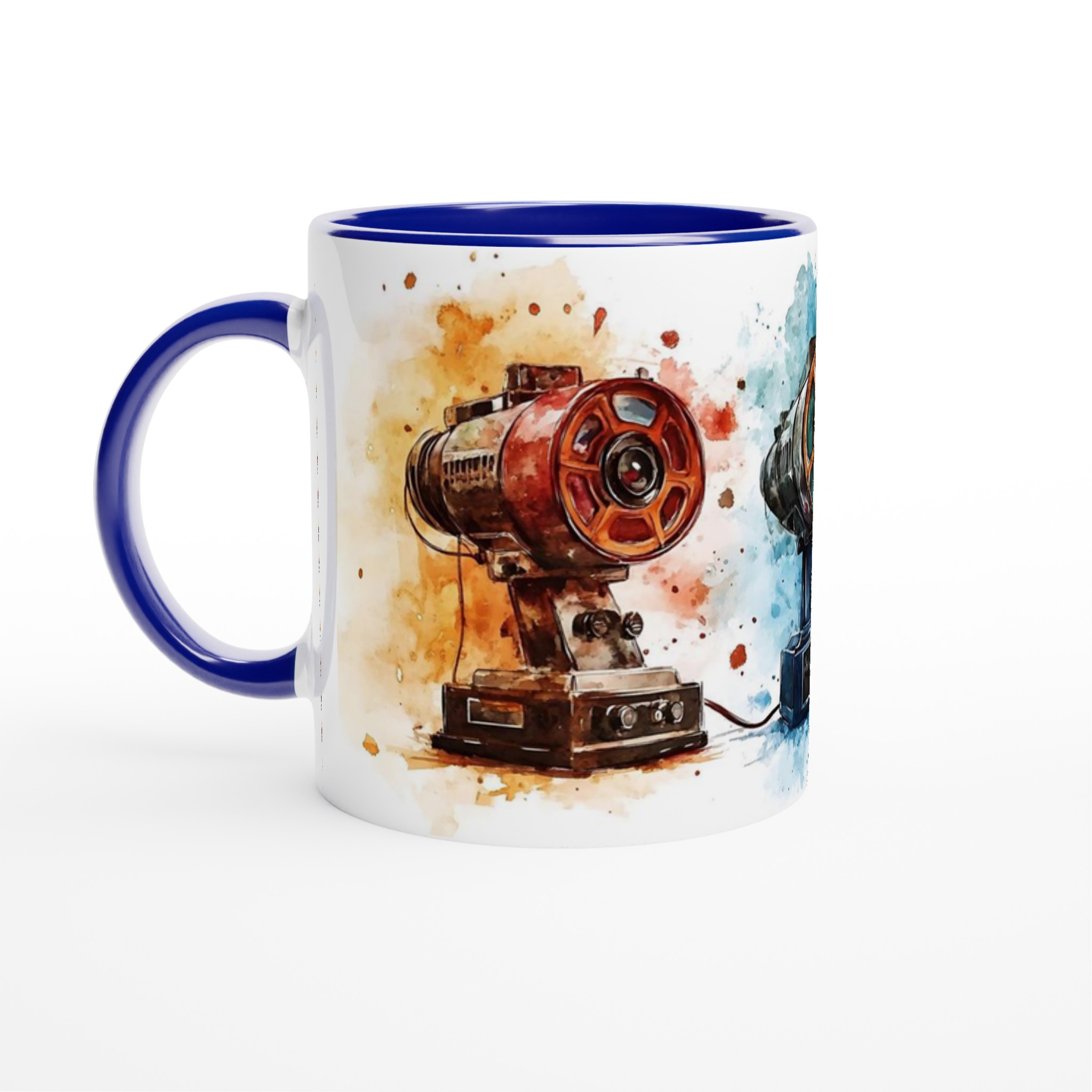 Retro Tech Vibe Keramikmugg – En touch av konst och nostalgi för din kaffepaus, i 7 färgglada val! 2 64546741-721b-4a96-8fcb-607db8eb2b36
