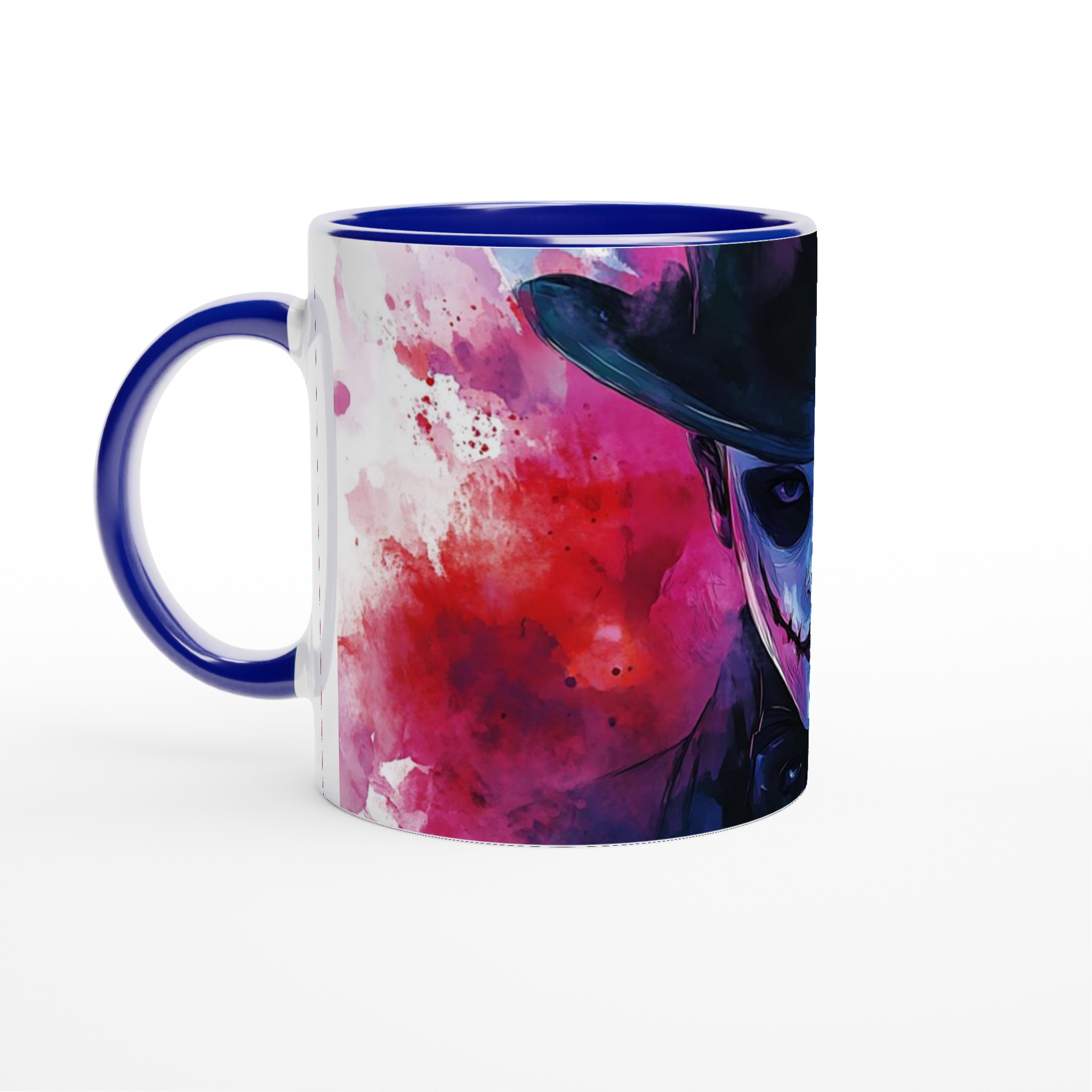Mystisk Skräckclown Keramikmugg – Perfekt för Halloween & Gotisk Stil, Välj Din Färg! 2 6456c8e5-f161-4e65-bbee-f39aec7c7cf6