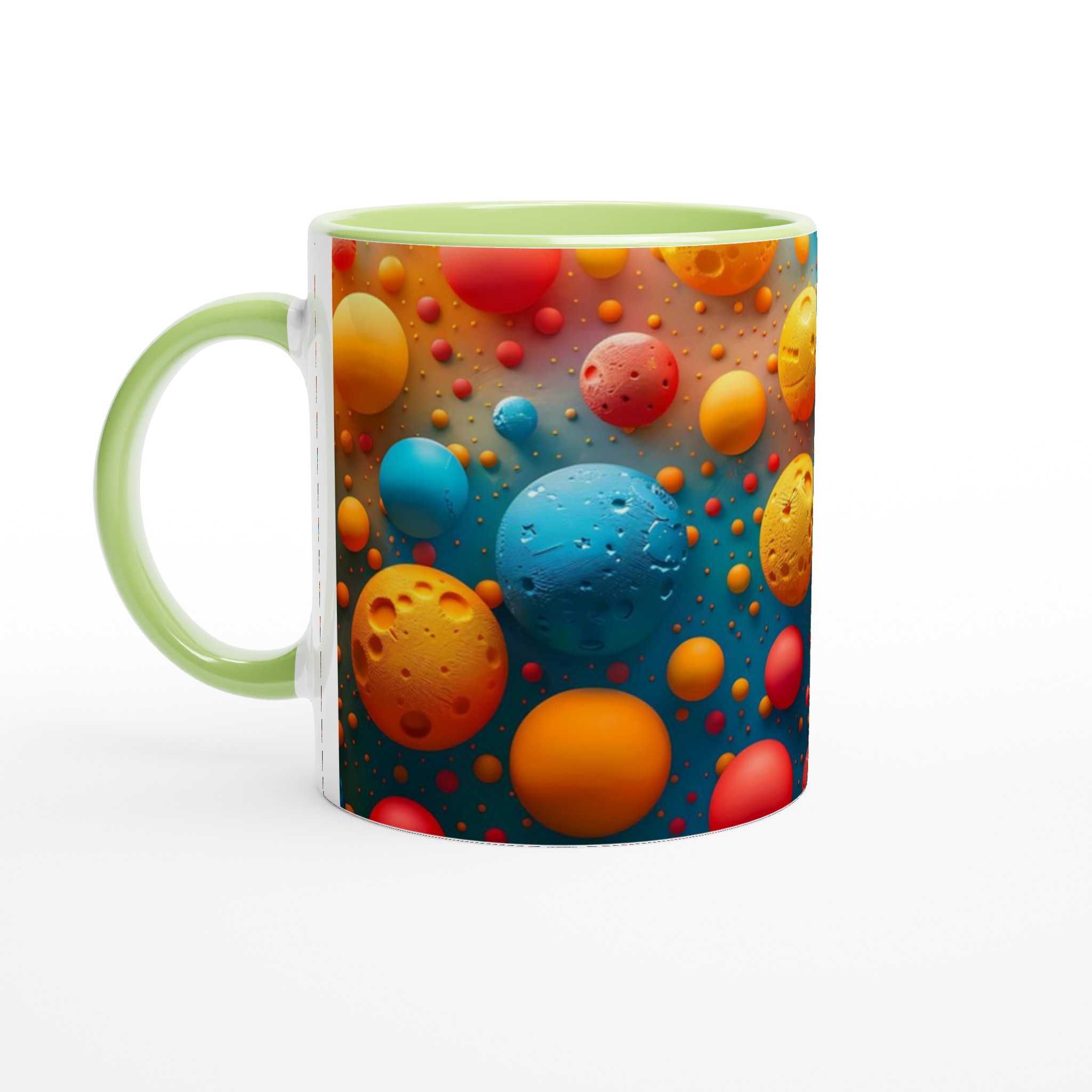 Kosmisk Färgexplosion Mugg – Unik 11oz Keramikmugg i ditt val av sju livfulla färger 7 6480b62b-33c2-43cc-81aa-05835599628c