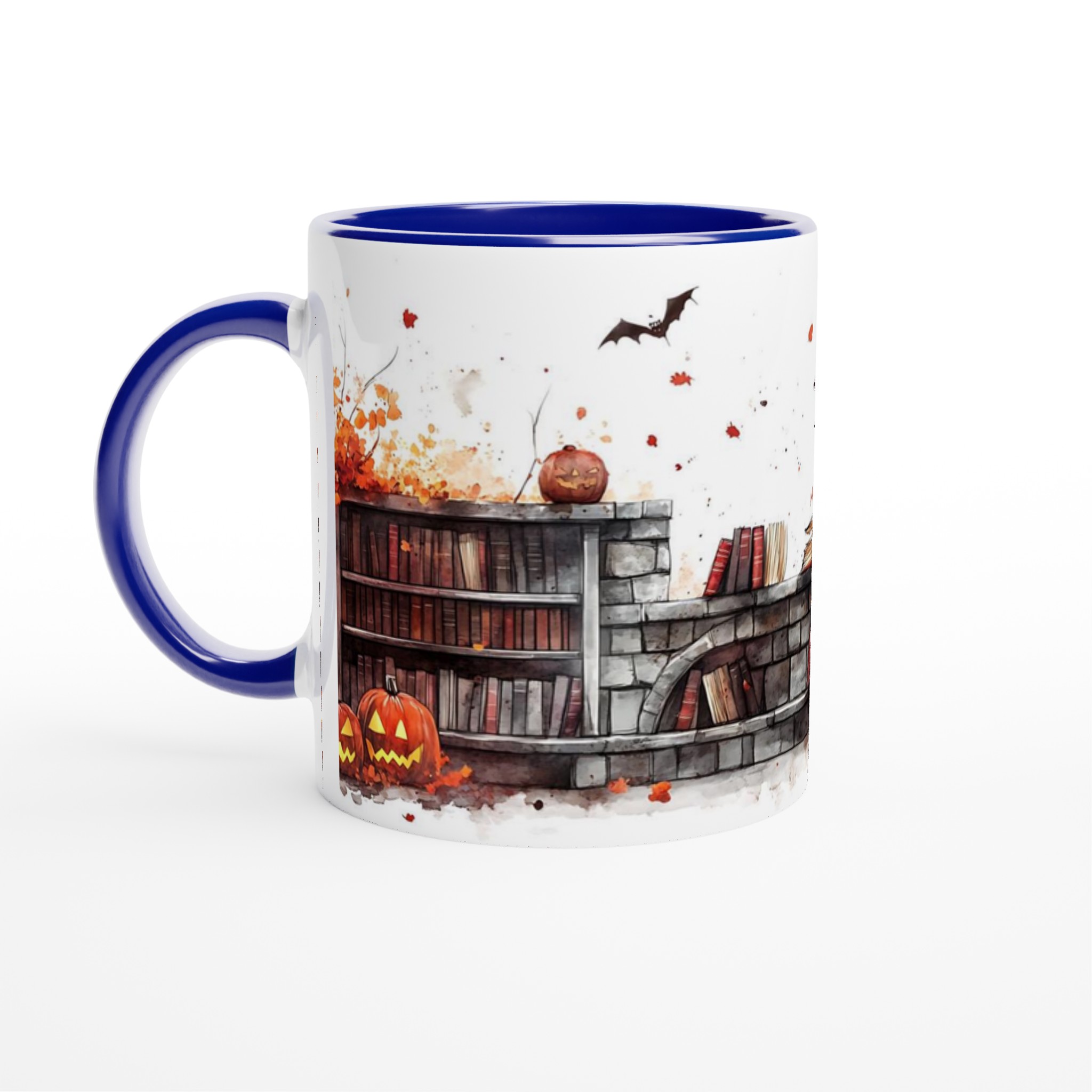 Mystisk Bibliotek Halloween Keramikmugg - Din Perfekta Höstfika i Valfri Färg! 2 64a122db-14c8-4277-8206-28456466ad18