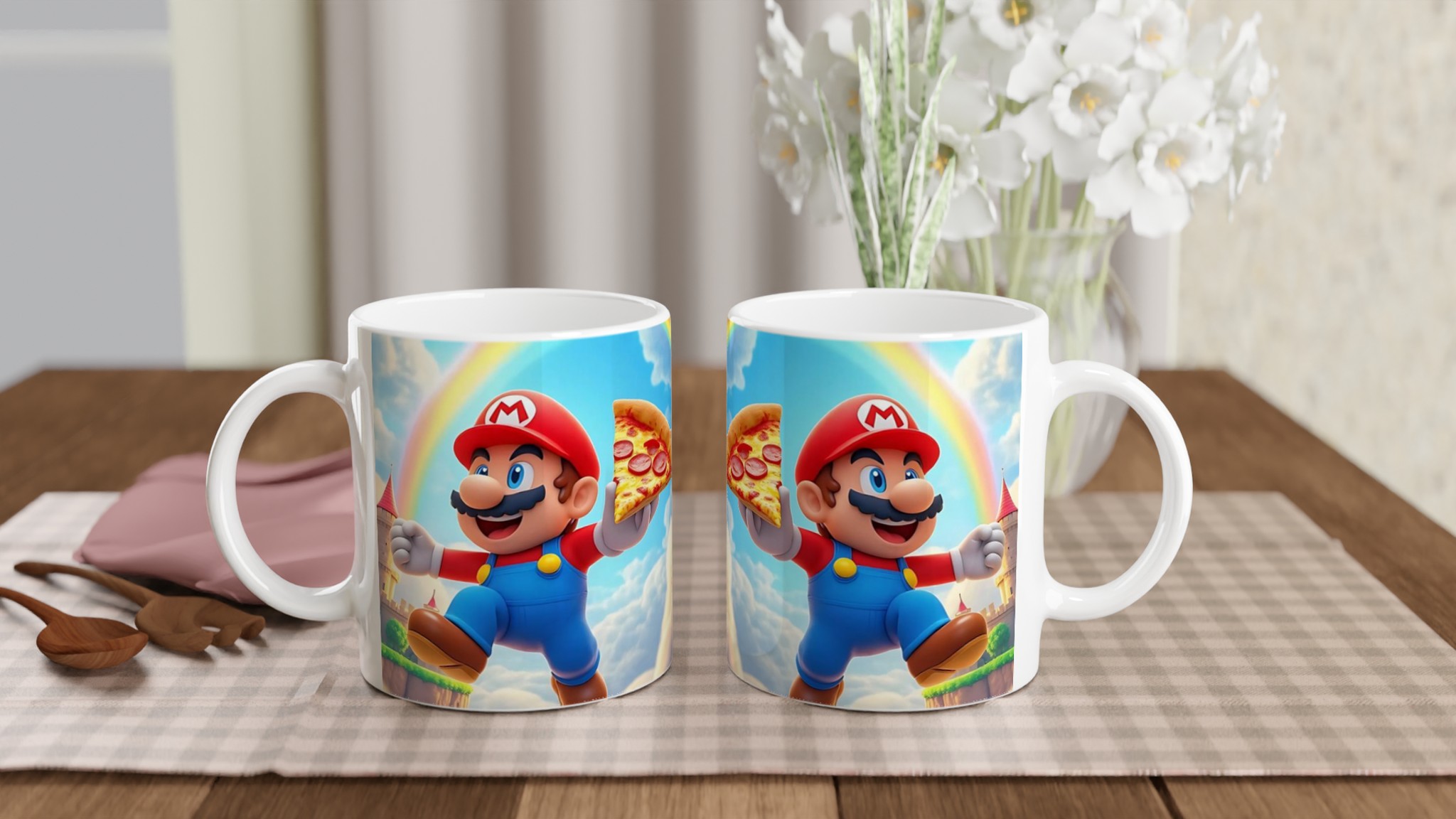 Vit 11oz keramisk mugg med lekfull design i sju färgstarka nyanser 10 64c8f975-e44e-428f-ba39-a63aae24810a