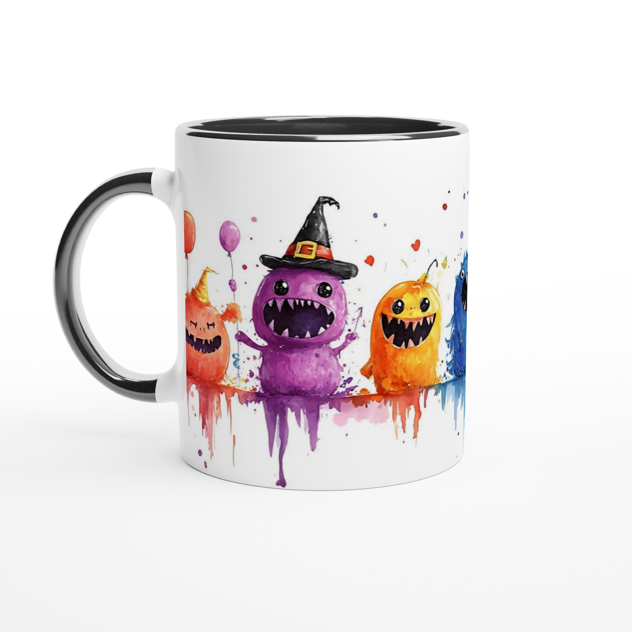 Mångfärgad Monsterparade – 11oz Keramisk Mugg för Busiga Stunder & Färgstarka Tryck! 4 6530299e-436c-43ab-89e9-7189806b08fa