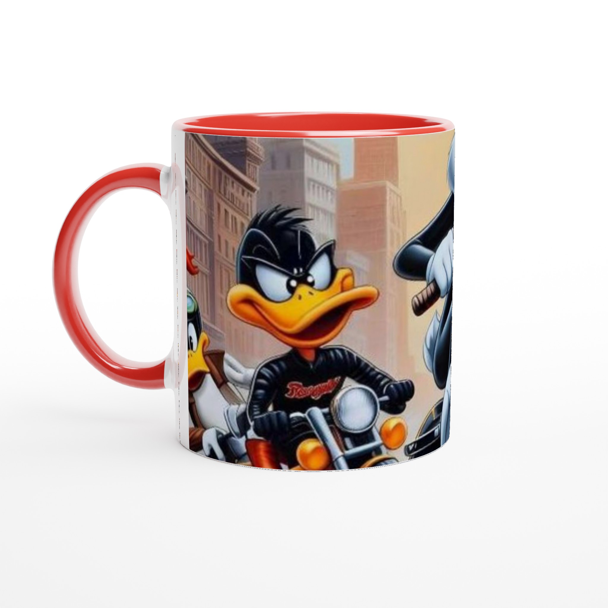 Vit 11oz keramisk mugg med livfullt Looney Tunes-motiv – välj bland sju färgstarka keramiska nyanser 5 654f9eb9-00b7-4e6a-baab-e00916c3d62c