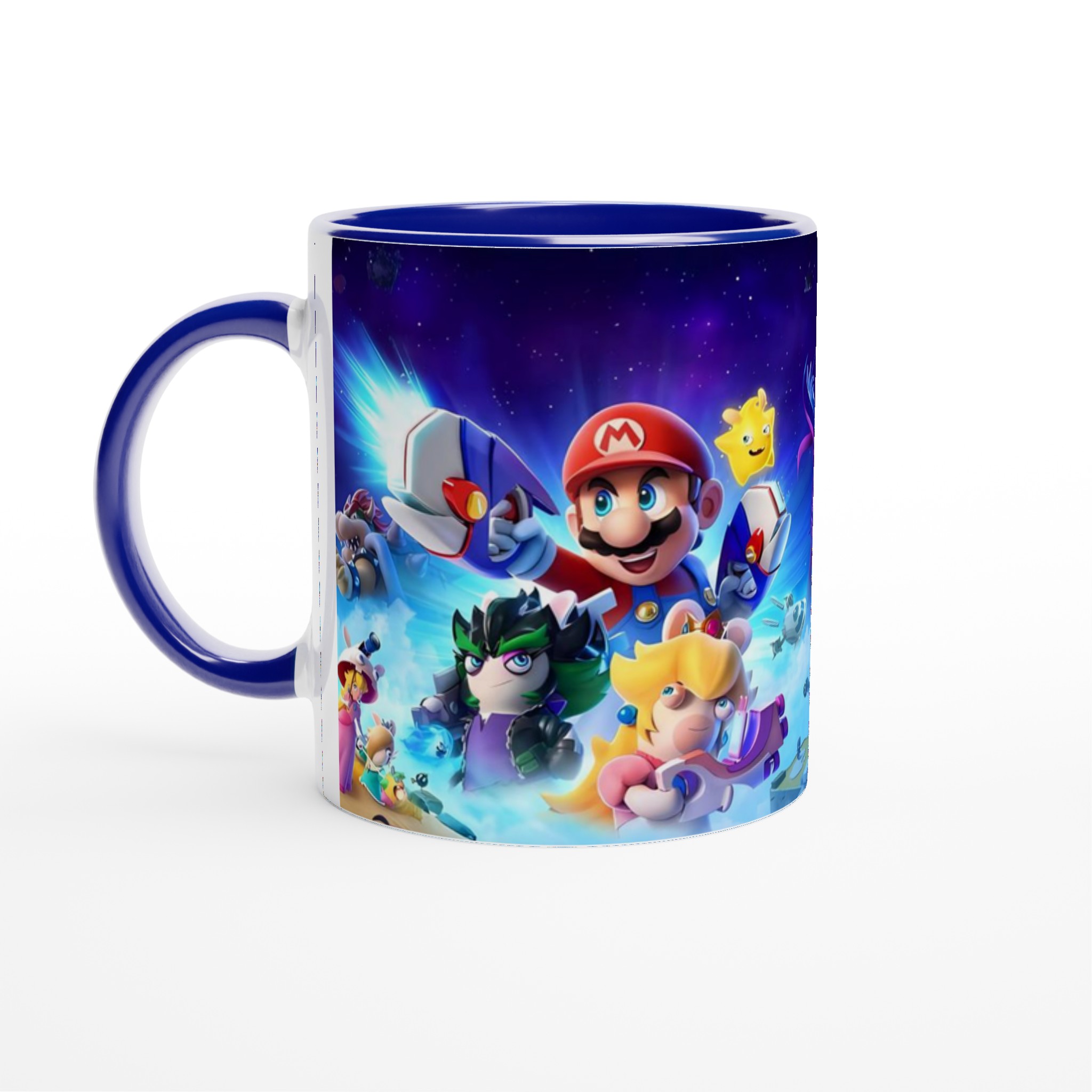 Vit 11oz keramisk mugg med färgstarkt spelmotiv – välj mellan sju livfulla keramiska färger 2 65680863-3620-423a-8a23-94d38b6a7376