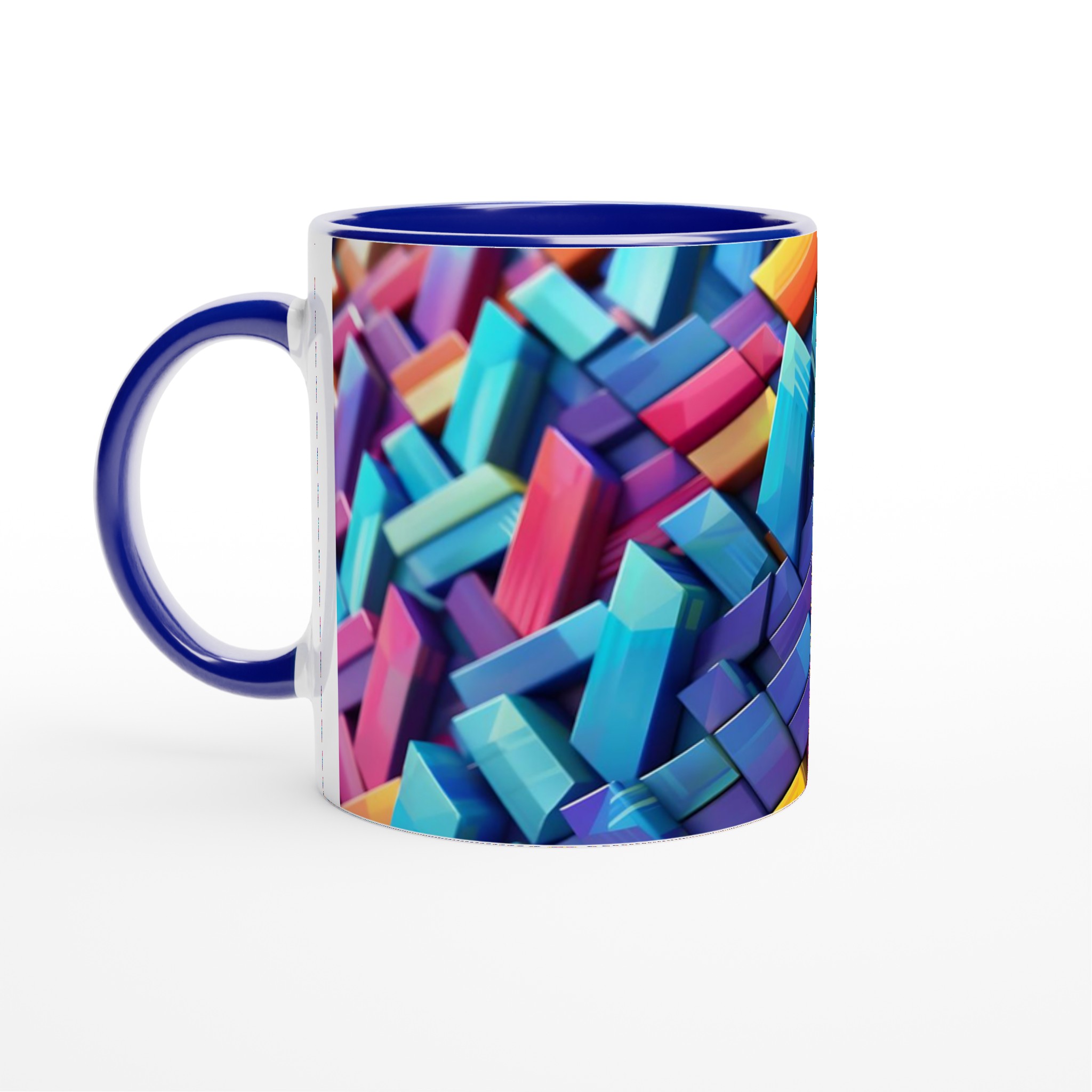 Abstrakt Färgprakt 11oz Keramikmugg – Din Kaffepaus, Din Färgstarka Favorit! 2 658957e6-4b90-4978-a175-6cbda37d1ad7