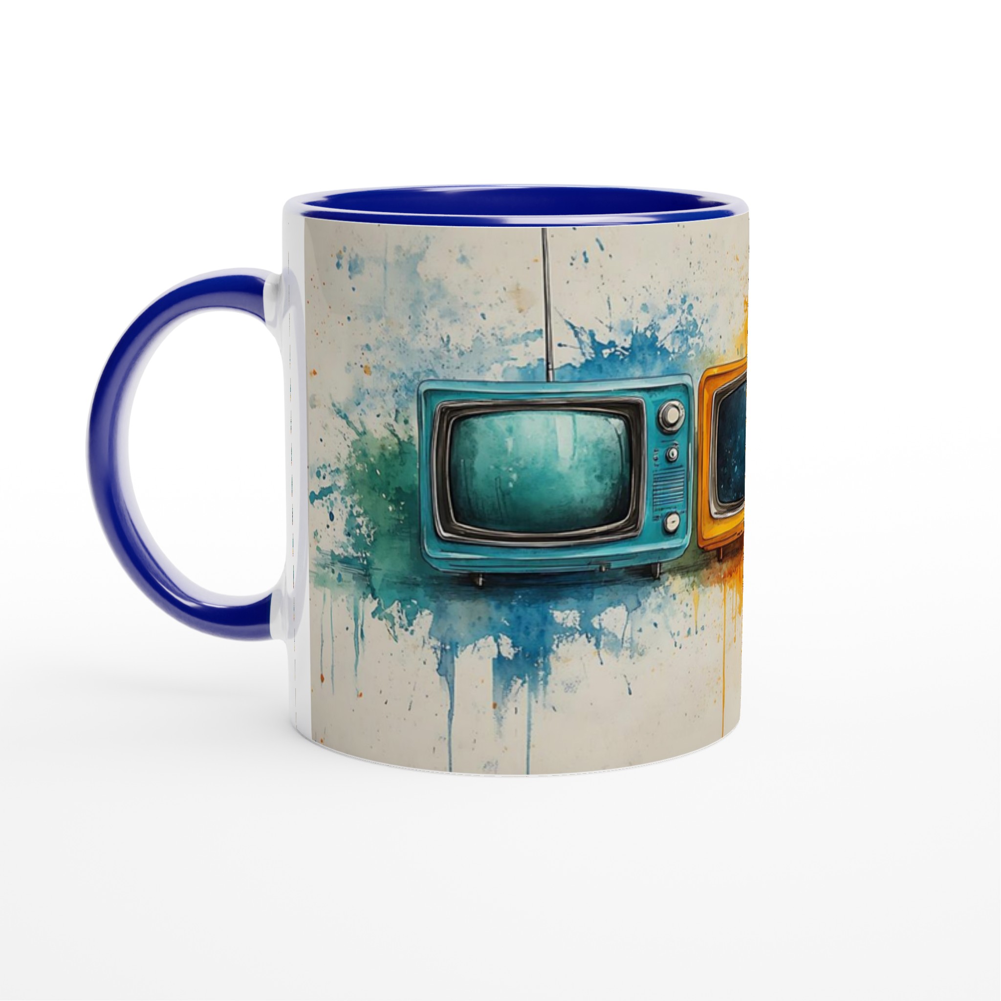 Retro TV Pop Art Keramikmugg – Färgglad Design för Kaffeälskaren i 7 Nyanser! 2 65b6285f-2b44-4477-a46e-c50221bfd292