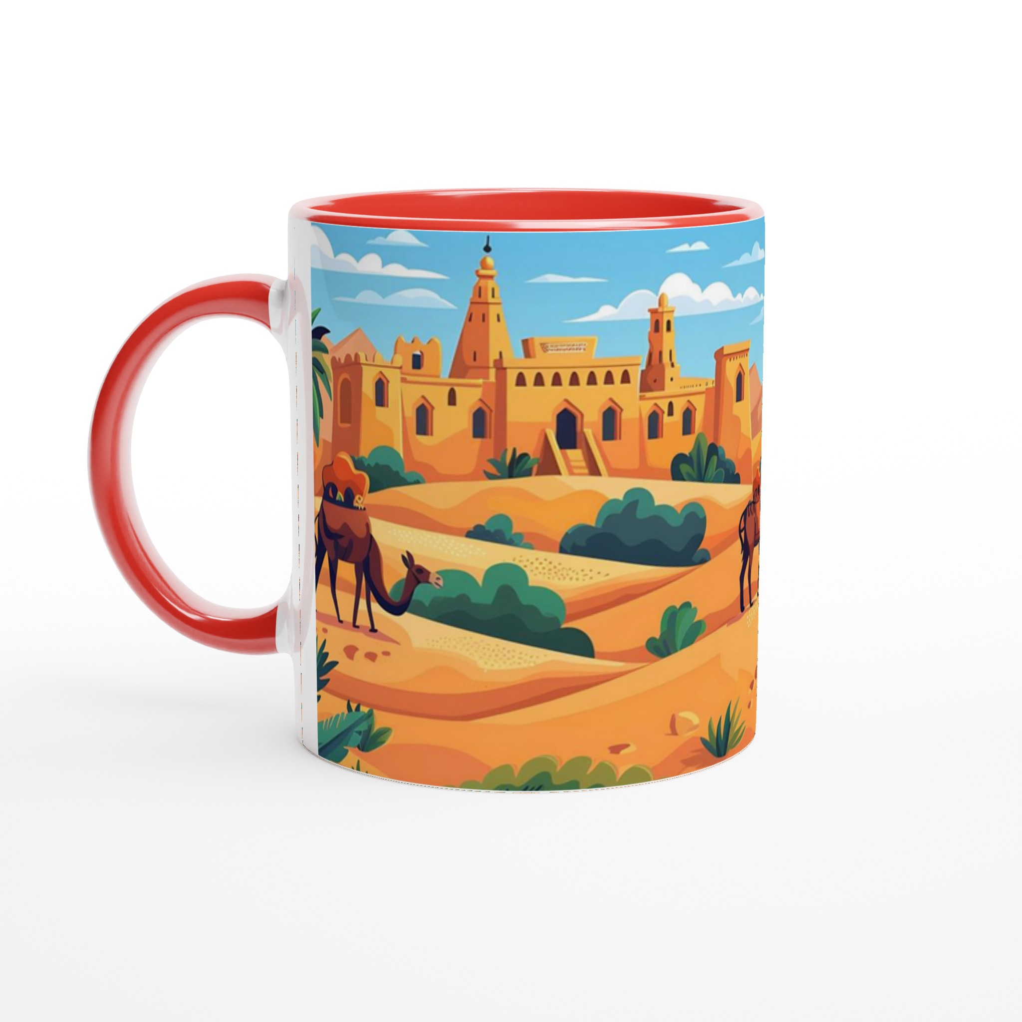 Ökensafari Keramikmugg - 11oz, Levande Design & Hållbar Kvalitet i Ditt Val av Färg 5 65b6a5d4-c88b-4ec6-8ae7-242cfeb9830a