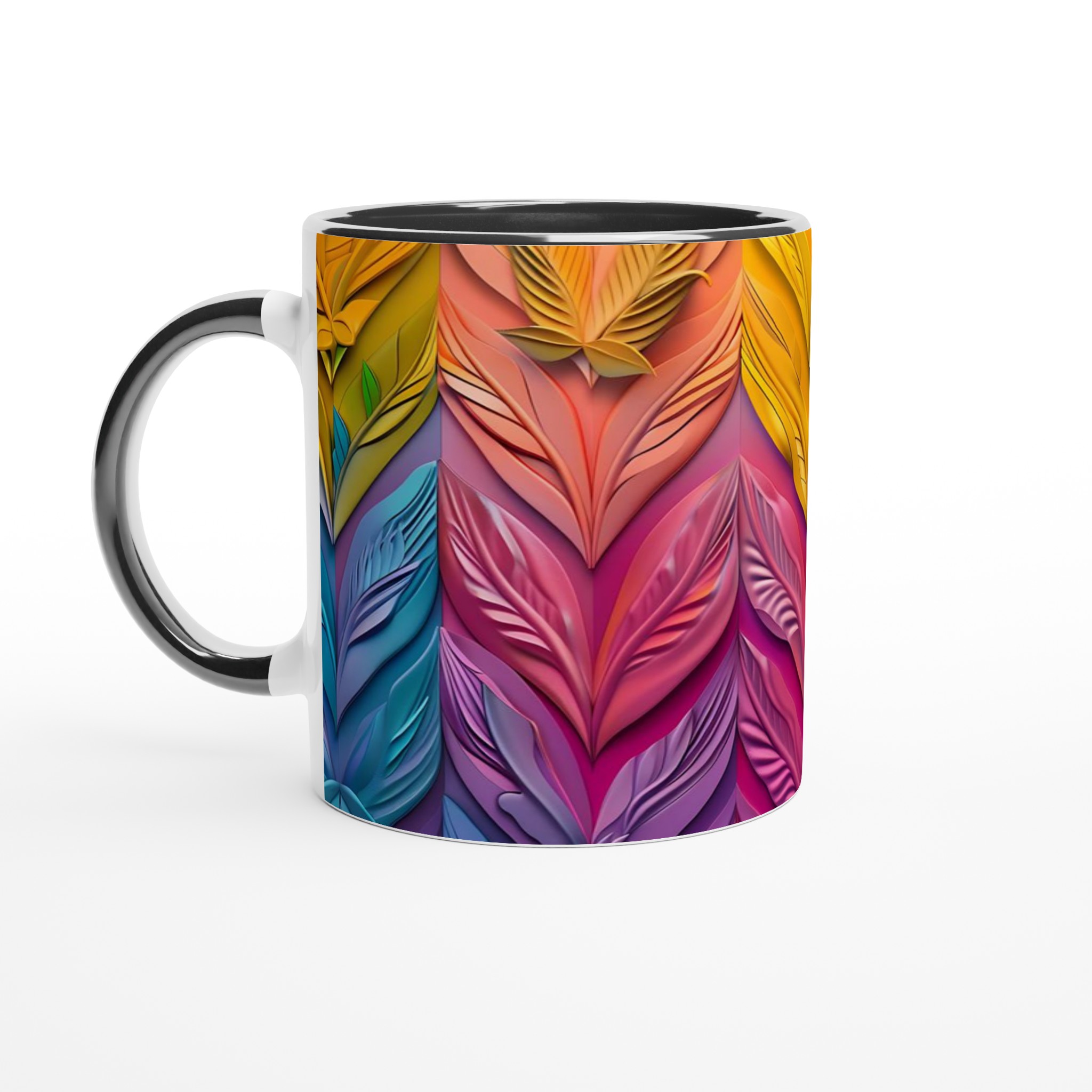 Abstrakt Blommig 11oz Keramisk Mugg – Konstfulla Organiska Mönster i Levande Färger 4 65eaff7a-4ad7-48b4-b1a8-17f3fbfd5118