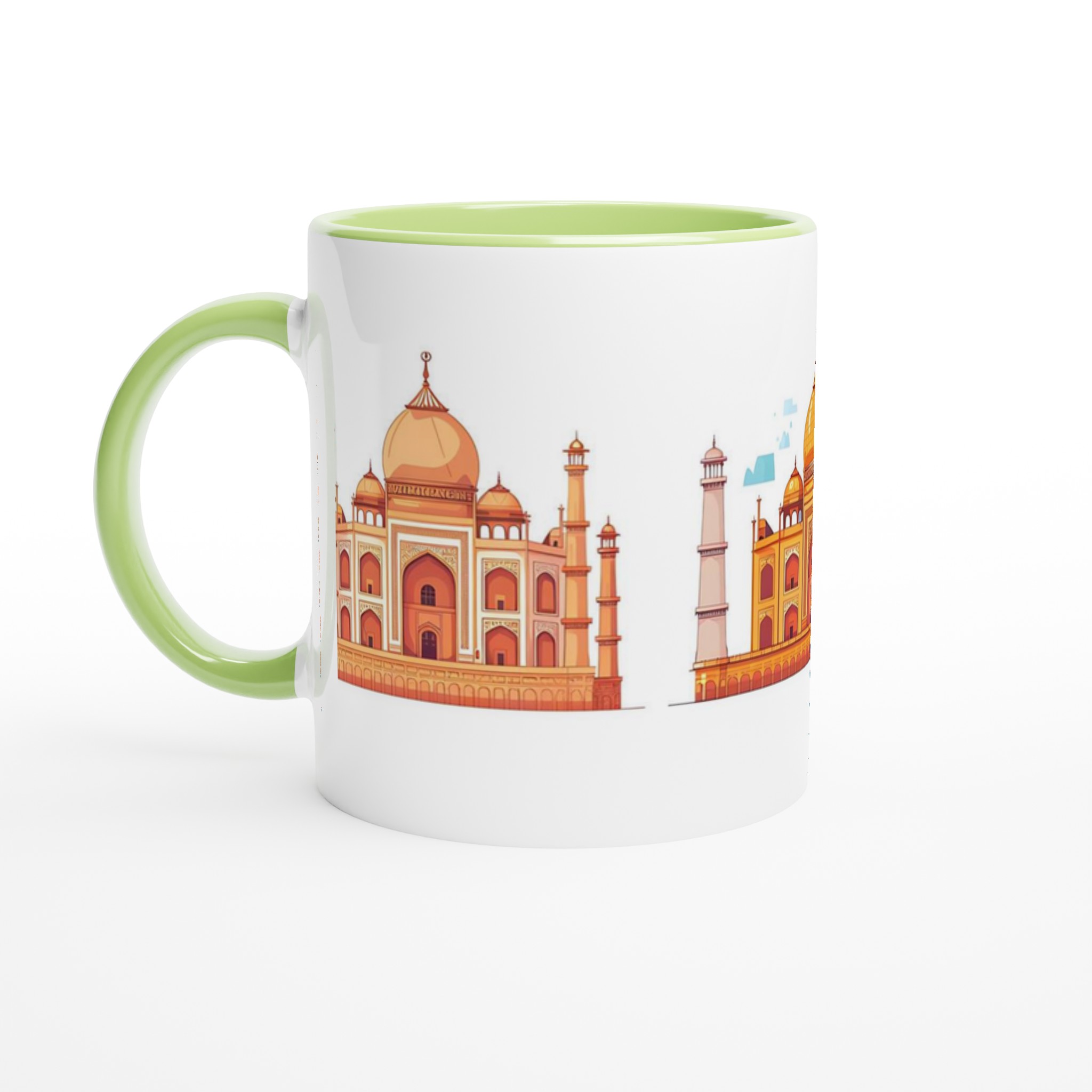Taj Mahal Inspirerad Keramikmugg - Historisk Charm i Valfri Färg, 11oz 7 6613a392-017a-4171-b698-36f3b991a309