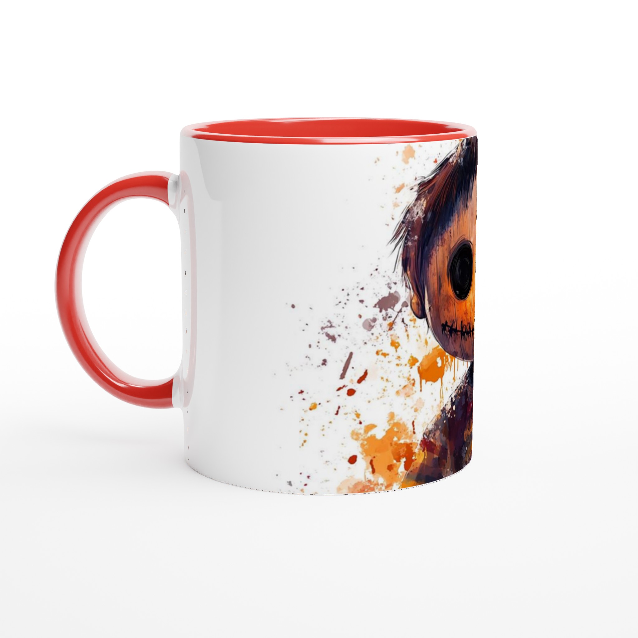 Unik Halloween Docka Mugg - Keramisk 11oz Kaffekopp med Mörk & Konstnärlig Design 5 66426427-8b3f-472a-aa25-85aa7b110d23