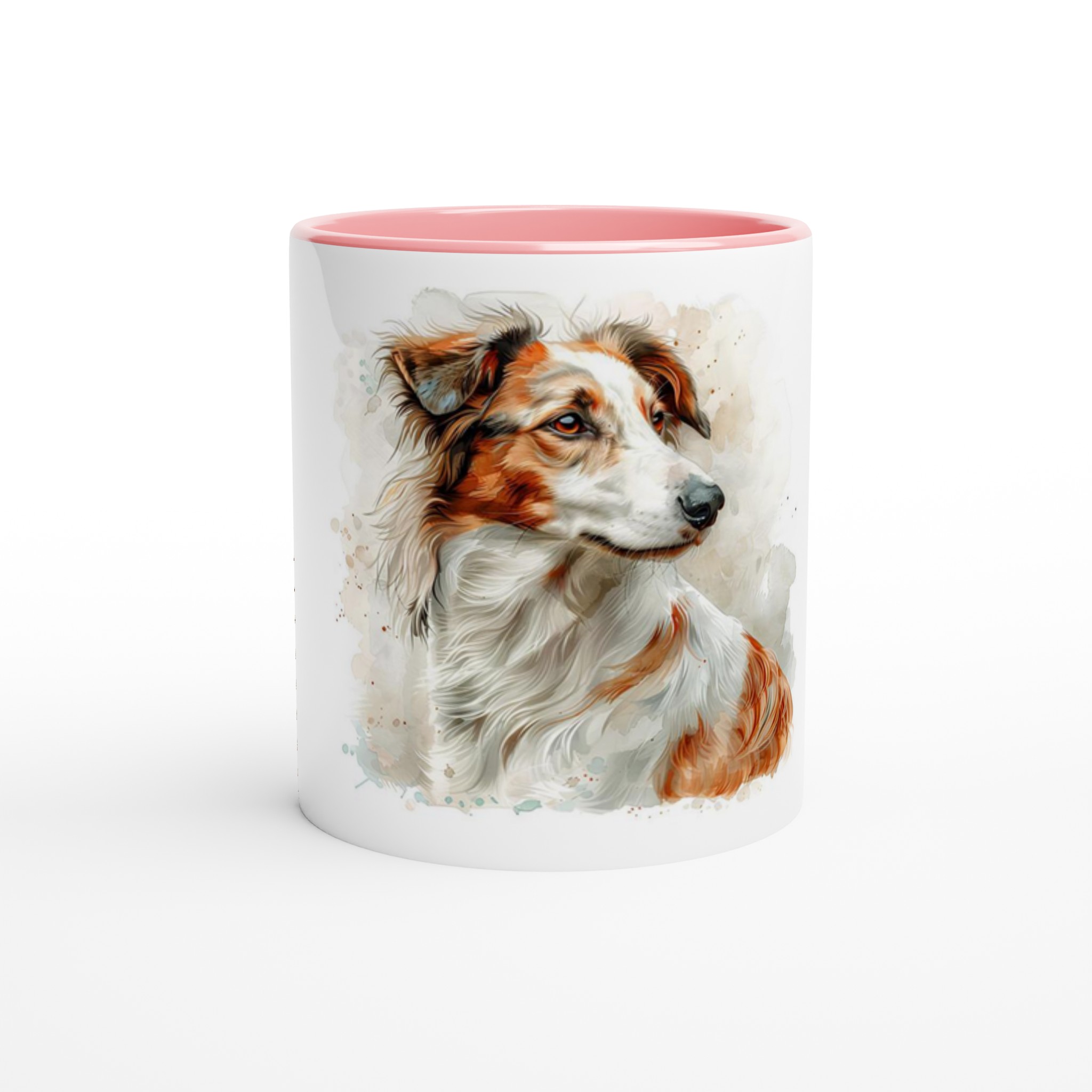 Vacker Aussie Vattenfärg 11oz Keramikmugg med Färgad Insida – Perfekt för Hundälskare i Sex Nyanser 3 665f18fc-7f48-45de-a912-c295625f9013