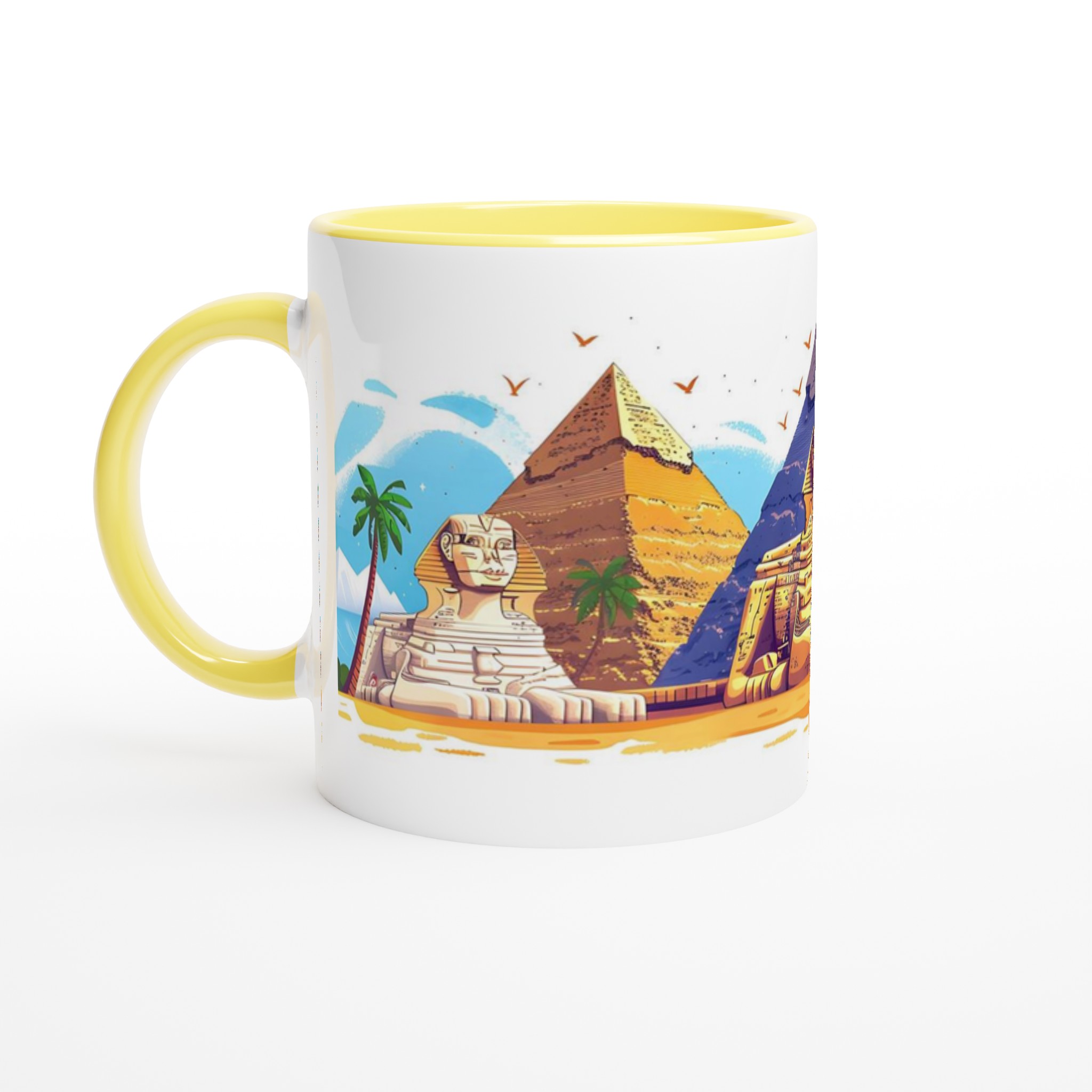Egyptisk Pyramider & Sfinxer Mugg – Res tillbaka i tiden med din favoritdryck, välj bland 7 livfulla färger! 3 665ff52f-81f1-4ed6-8e04-694312af7425