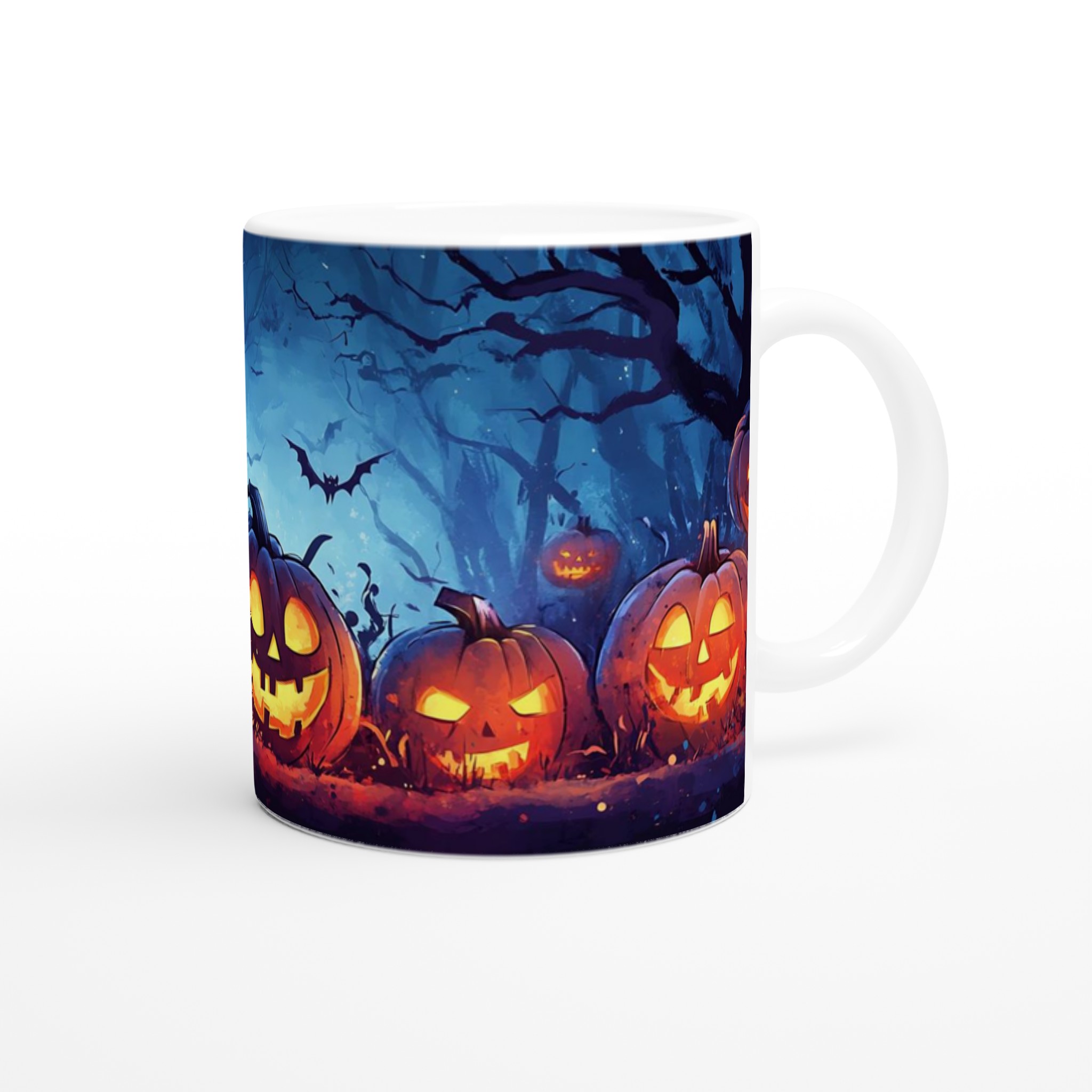 Spöklik Halloween Pumpamugg – 11oz Keramikmugg för Skrämmande Goda Drycker, Välj din Färg! 9 668f0464-3cc5-461c-989e-1a5f0a571aed