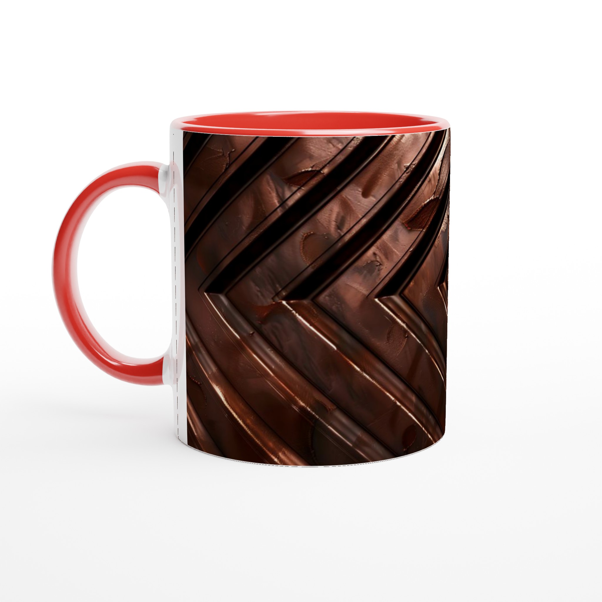 Lyxig Brun Geometrisk 11oz Keramisk Mugg – Välj bland 7 Eleganta Färger 6 669a2769-e033-4cc3-b3c9-bdd4416c1cd1