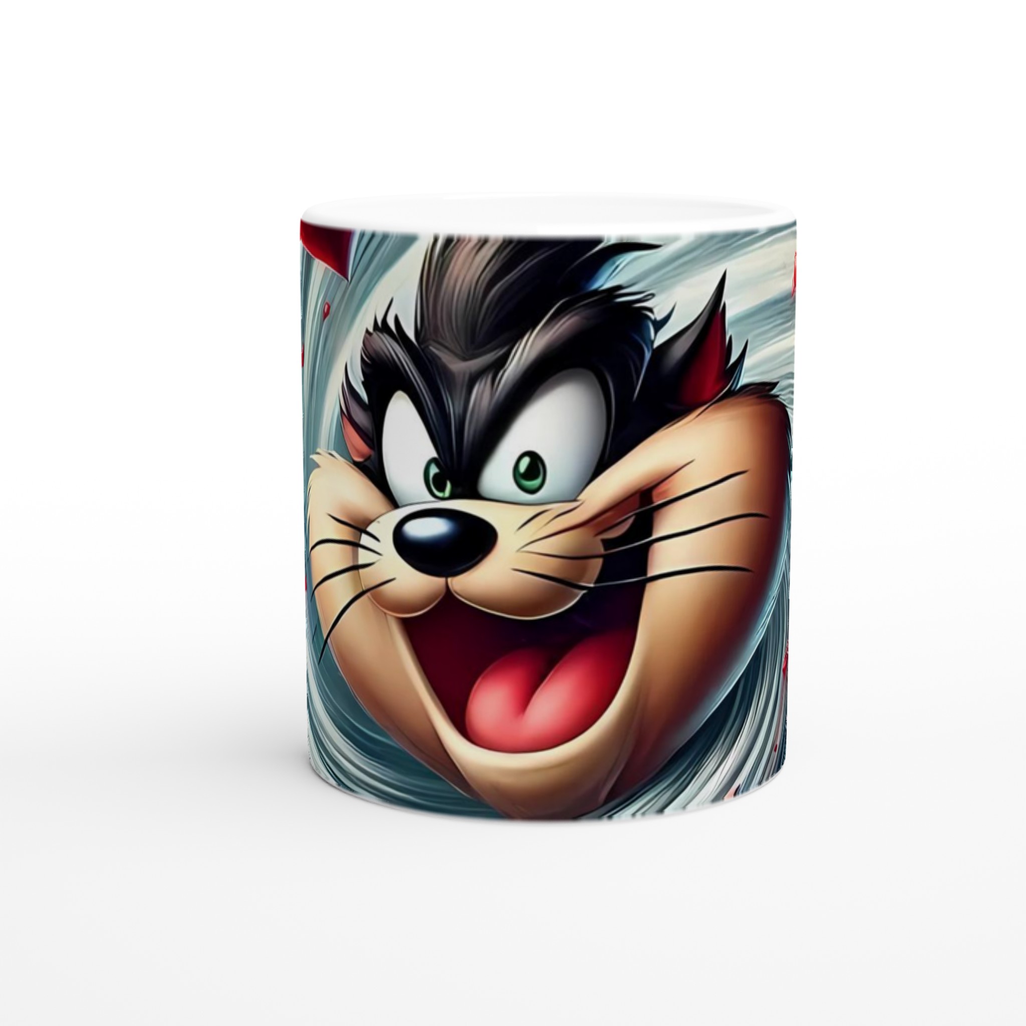 Vit 11oz keramisk mugg med lekfull Looney Tunes-inspirerad design i flera färger 8 66d9d75a-d5fc-44bb-bbd7-d4f2433c1a03