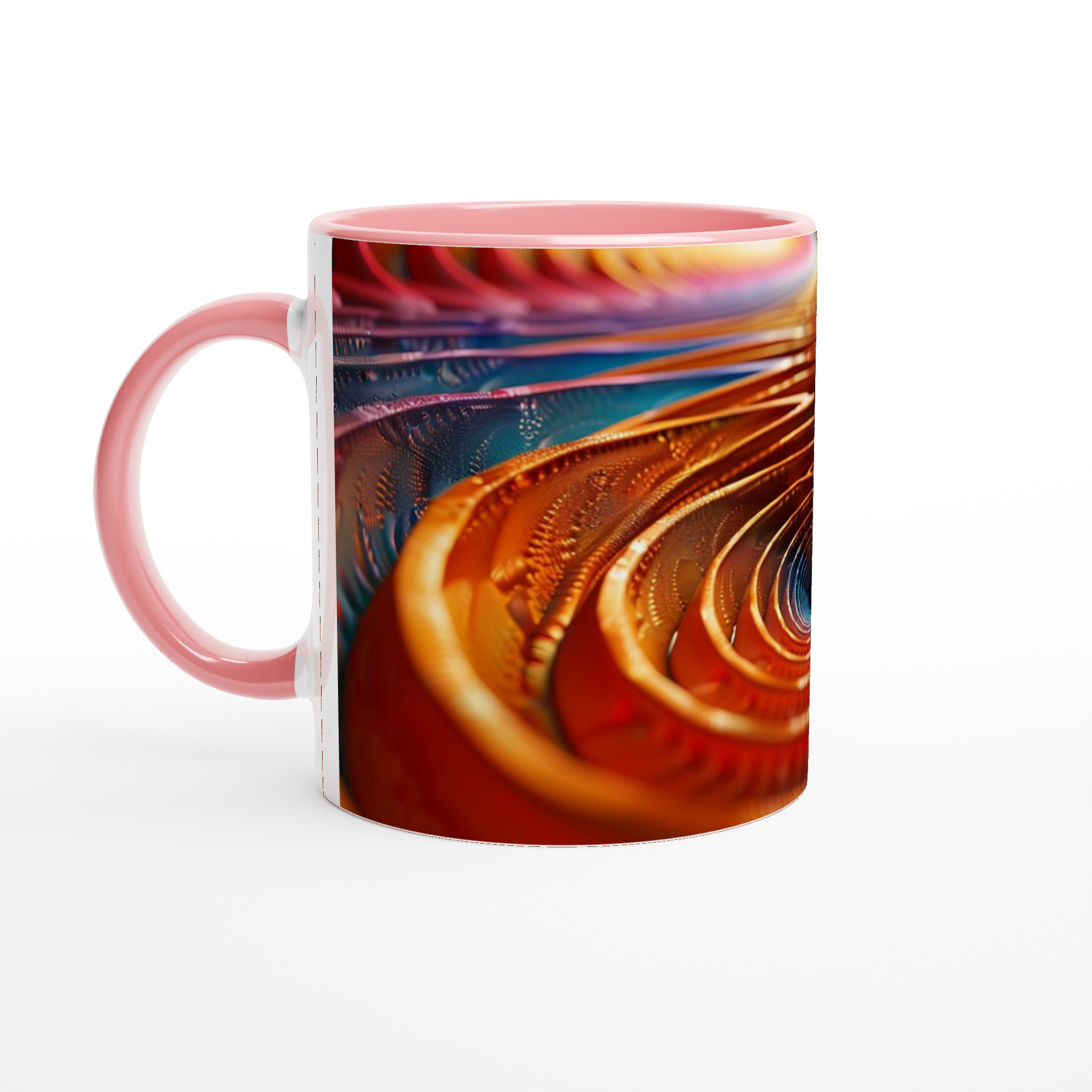 Abstrakt Spiral Keramikmugg - Livfull Design i Ditt Val av 7 Färgstarka Nyanser 6 66fdf55b-0402-4a20-9bec-ef1a7d90c926