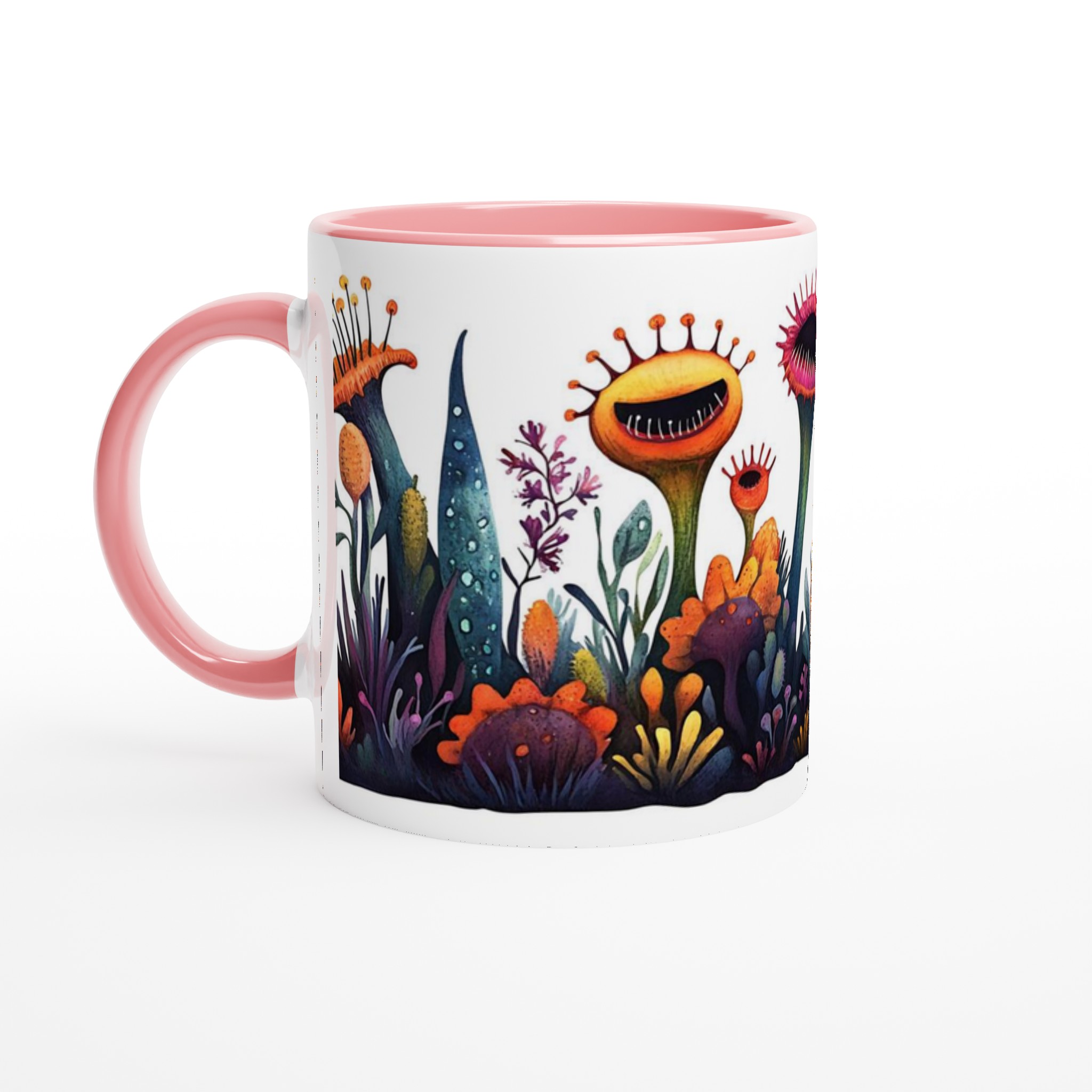 Mystiska Blommor 11oz Keramisk Mugg - Drömsk Design med Livfulla Färger 6 67040893-a424-4f4d-a292-c9d40f8838a9