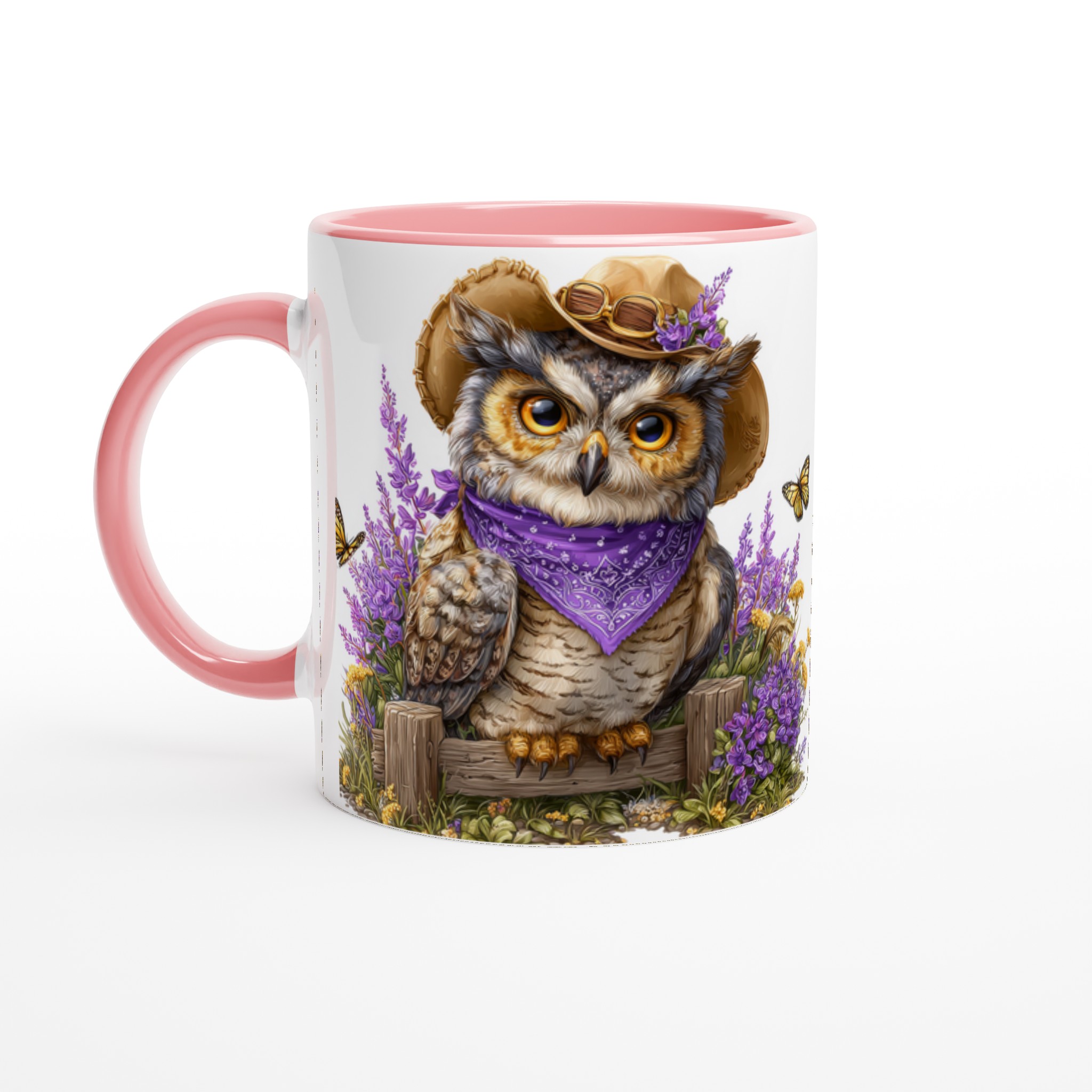 Charming Owl Ceramic Mug – 11oz Premium Mug in Your Choice of Seven Colors 6 671bd6f6-a3d5-406f-9717-f0136dabe949