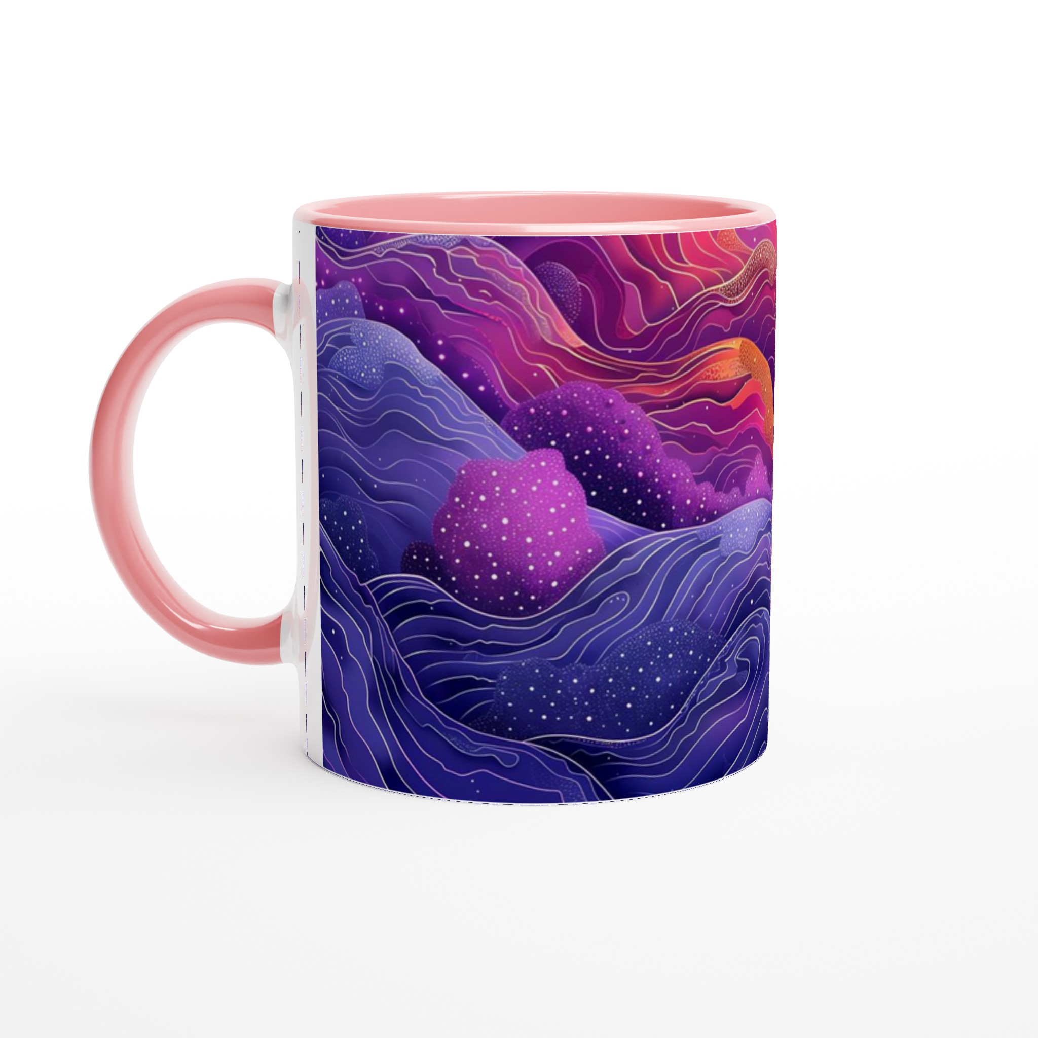 Magisk Bergskedja – 11oz Keramisk Mugg för Kaffe & Te i Sju Färgstarka Nyanser 6 6729339b-9df4-423c-b882-fbcf31987bc8