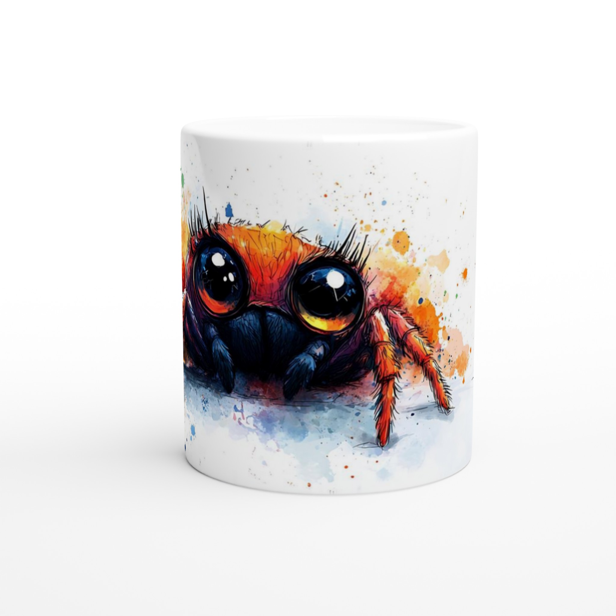 Söt akvarell spindelmugg - Levande, Lekfull Design med Stora Ögon. Välj din favoritfärg! 8 67712f36-8ee3-487d-a9d2-6a9da3f8075f