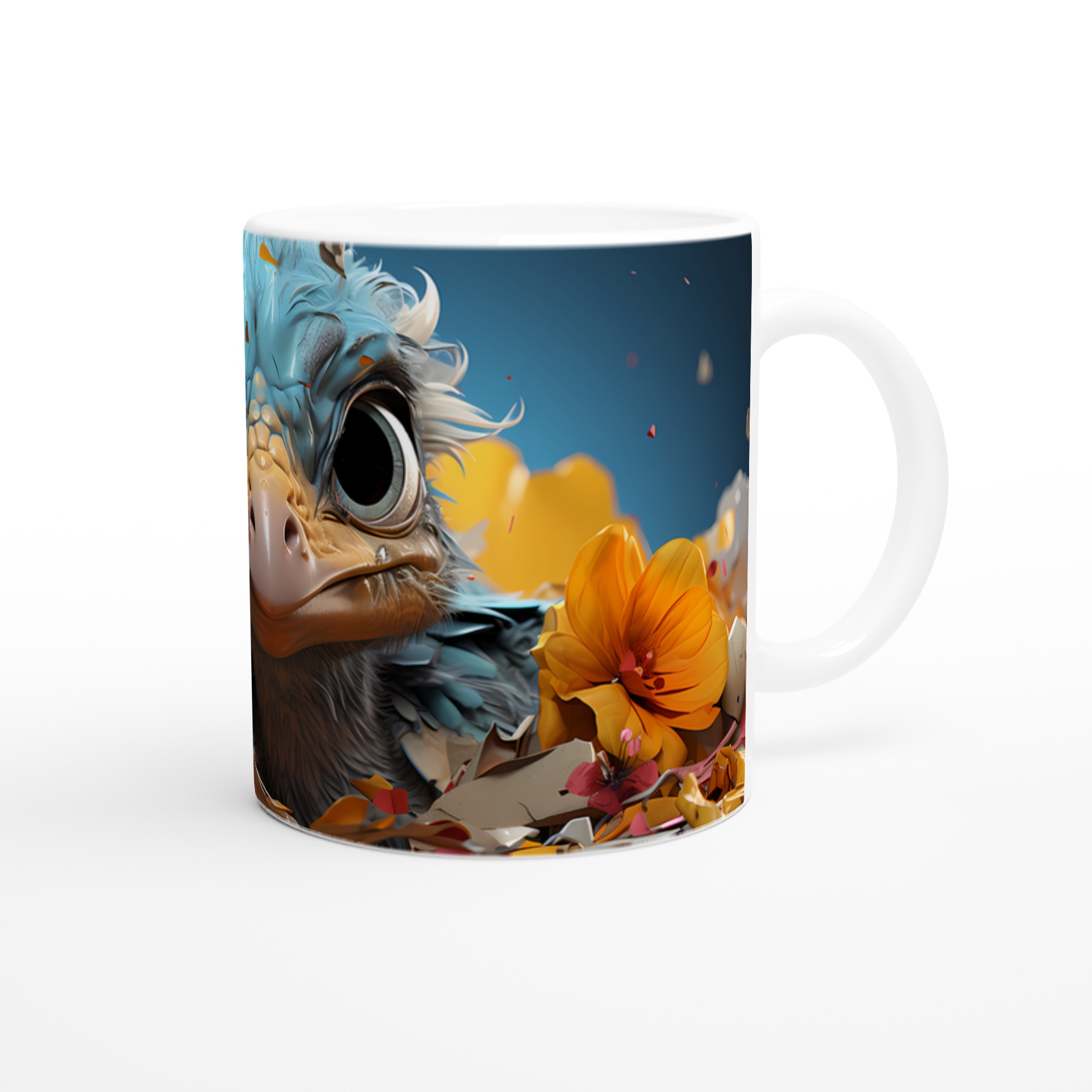 Charming Fågelunge Mug | Söta Ögon & Ljusa Färger i Keramik – Välj Din Favoritfärg! 9 677fcde3-d066-4085-86cd-f8d12e68bd66