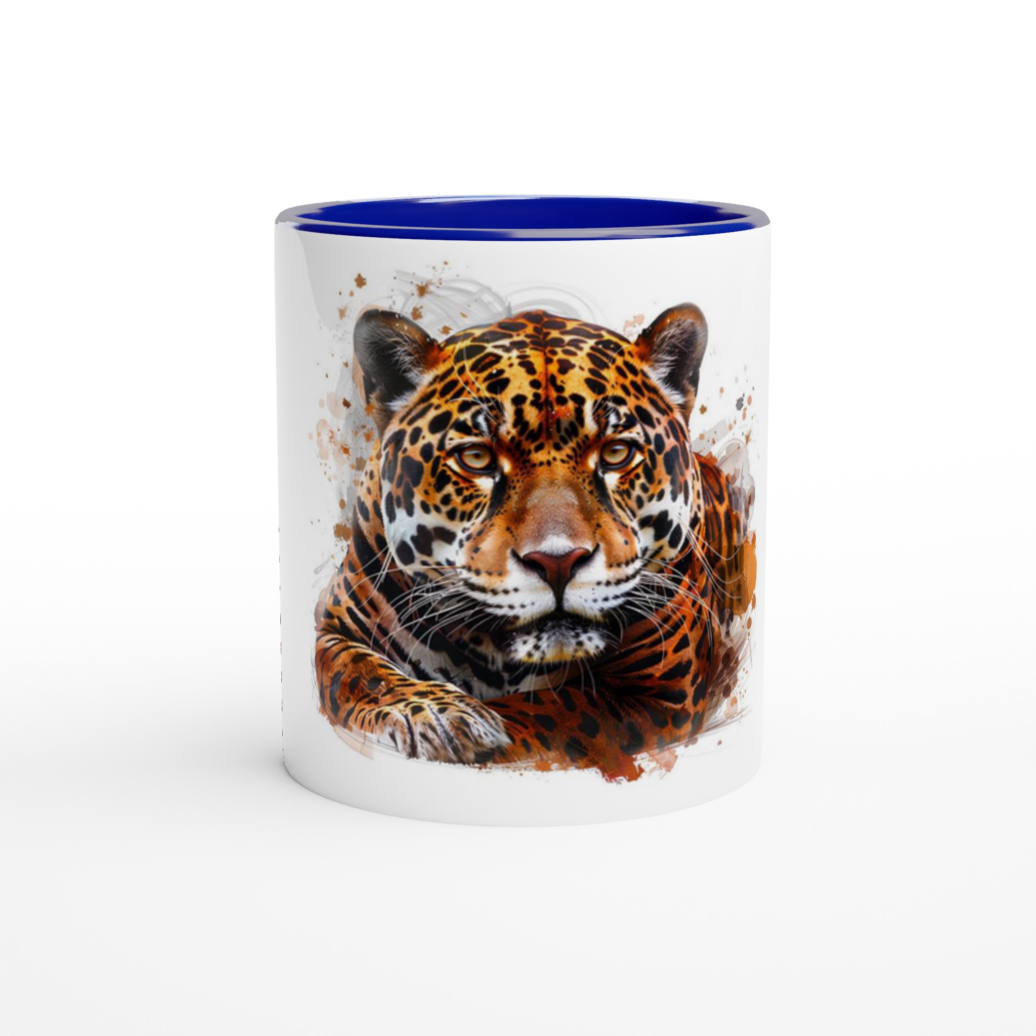 Majestätisk Jaguar Keramisk Mugg – Konstnärlig Akvarell Design i sex färgstarka nyanser 5 67c18ffb-e843-4510-977e-88f2d9461042
