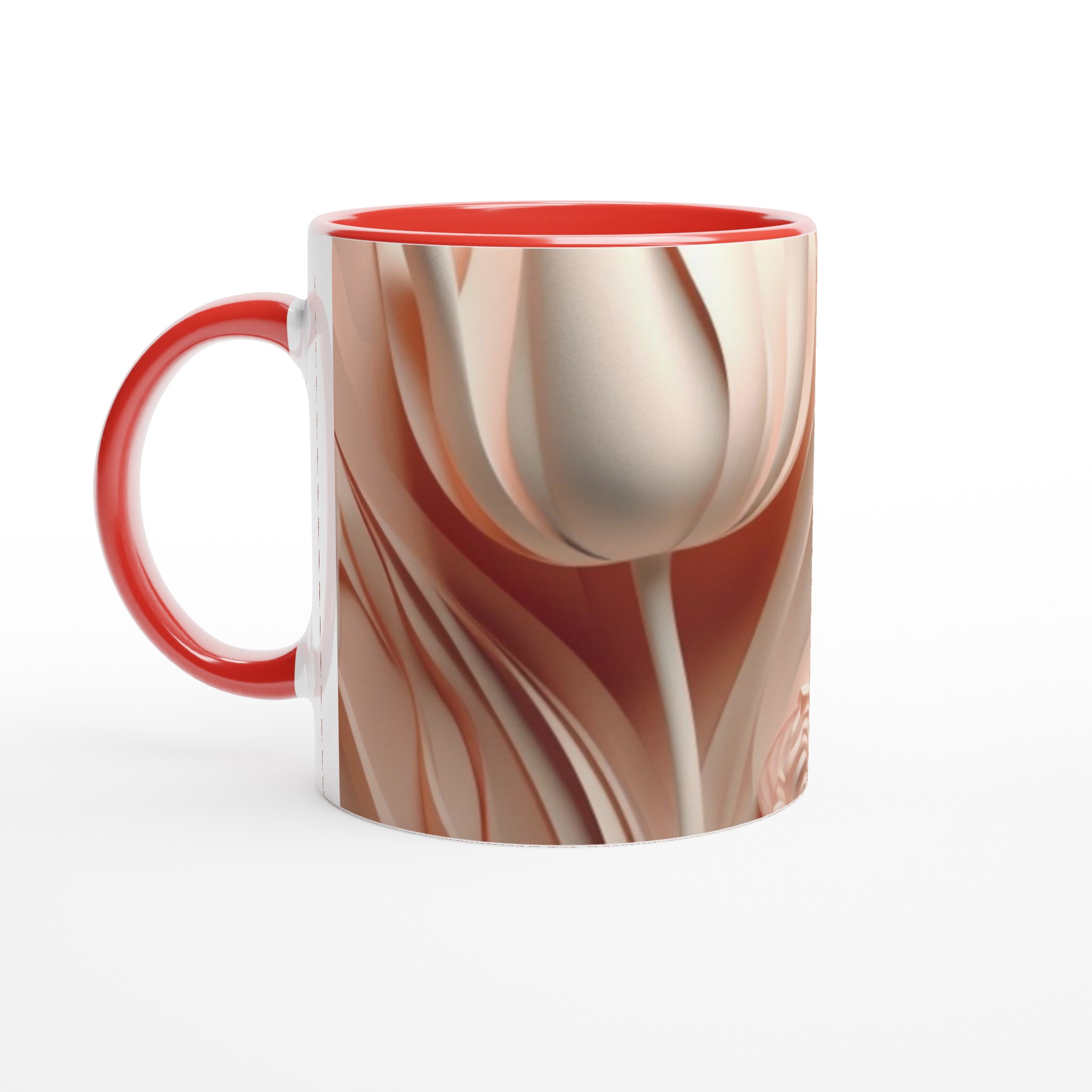 Elegant 11oz Keramisk Mugg med Sofistikerat Tulpanmotiv i Valfri Färg 5 67c1aa5b-e0ba-40d7-a954-a15f1342e319