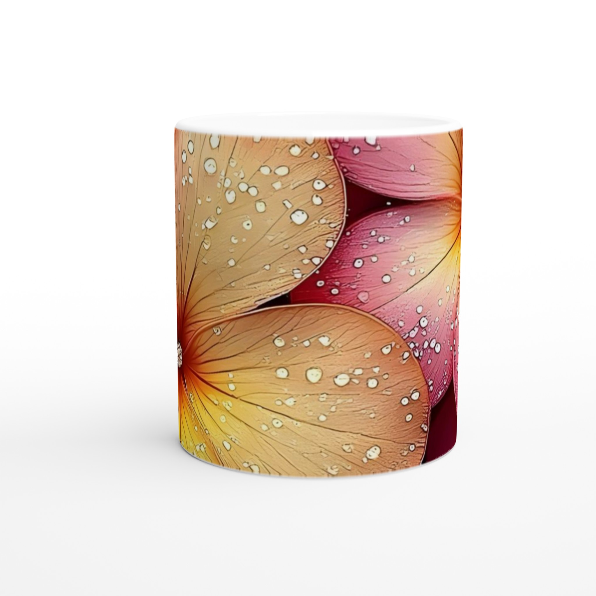 Elegant Floral 11oz Ceramic Mug in Your Choice of Vibrant Colors 8 68139188-aeeb-4045-b227-1b564c7fa177