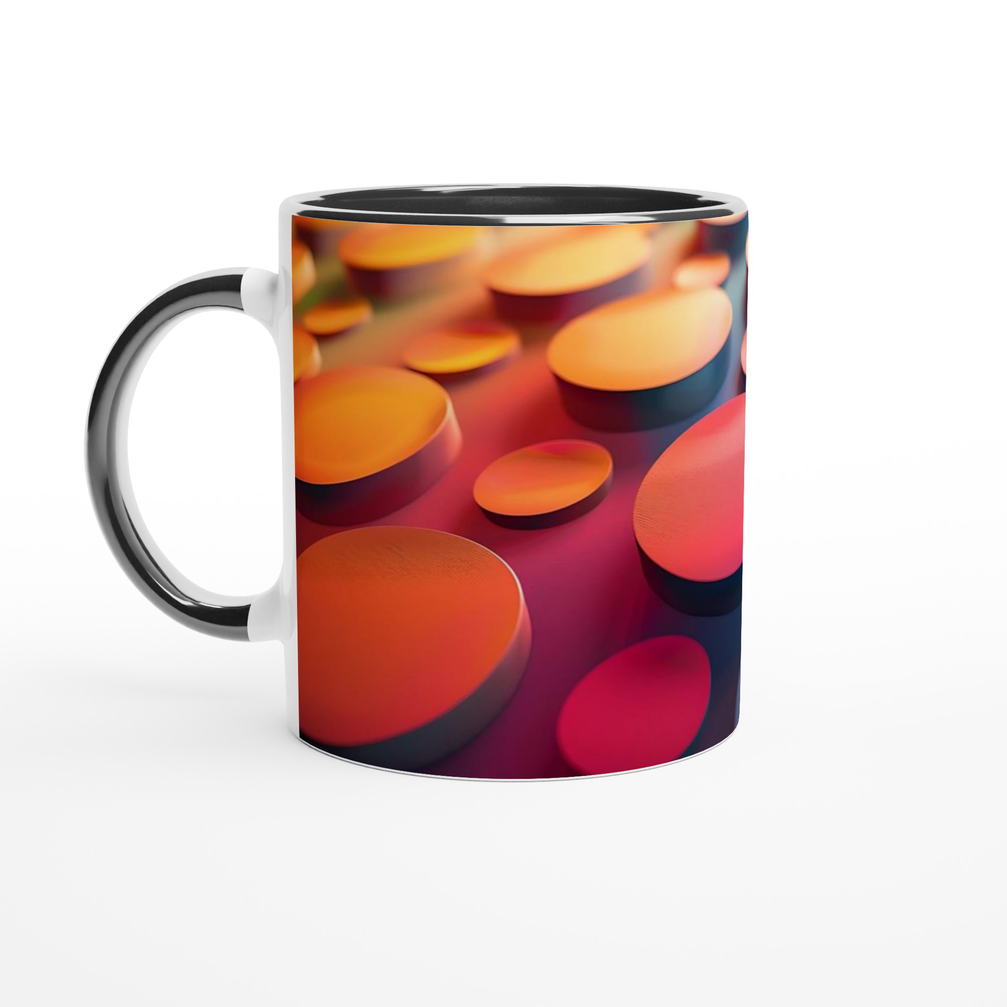 Abstrakt Pop Art Keramikmugg – 11 oz i Livfulla Färger för Din Morgondryck 4 68353e9b-acd7-4c32-bc7c-2681dec0475a