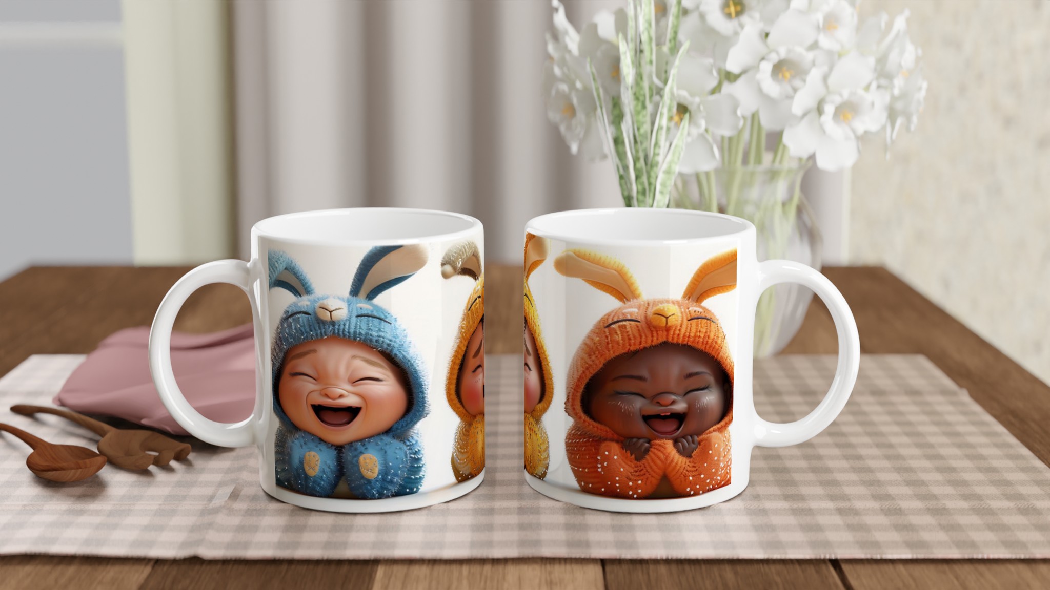Mysiga Babykaniner Keramisk Mugg – Lekfull Design i Flera Färger, 11oz 10 68376b4f-469c-4210-a02a-477829b200e1