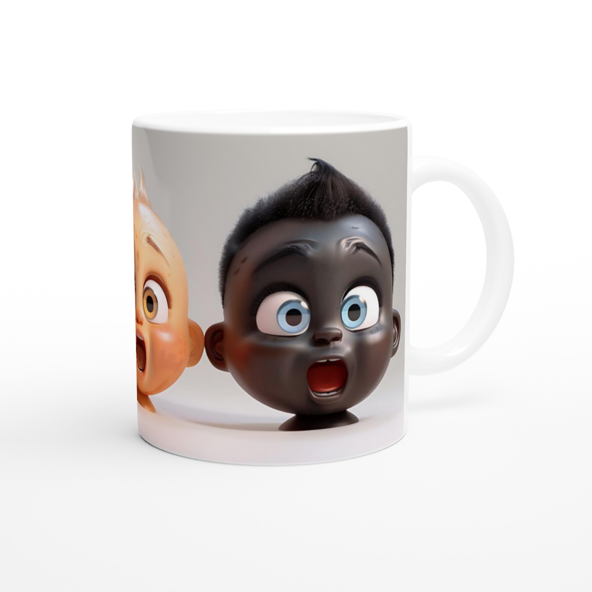 Förvånade Ansikten – 11oz Keramisk Mugg för Ditt Kaffeäventyr, i ditt val av sju livfulla färger! 9 68671cef-f3f0-4067-b6ff-726b46acf325