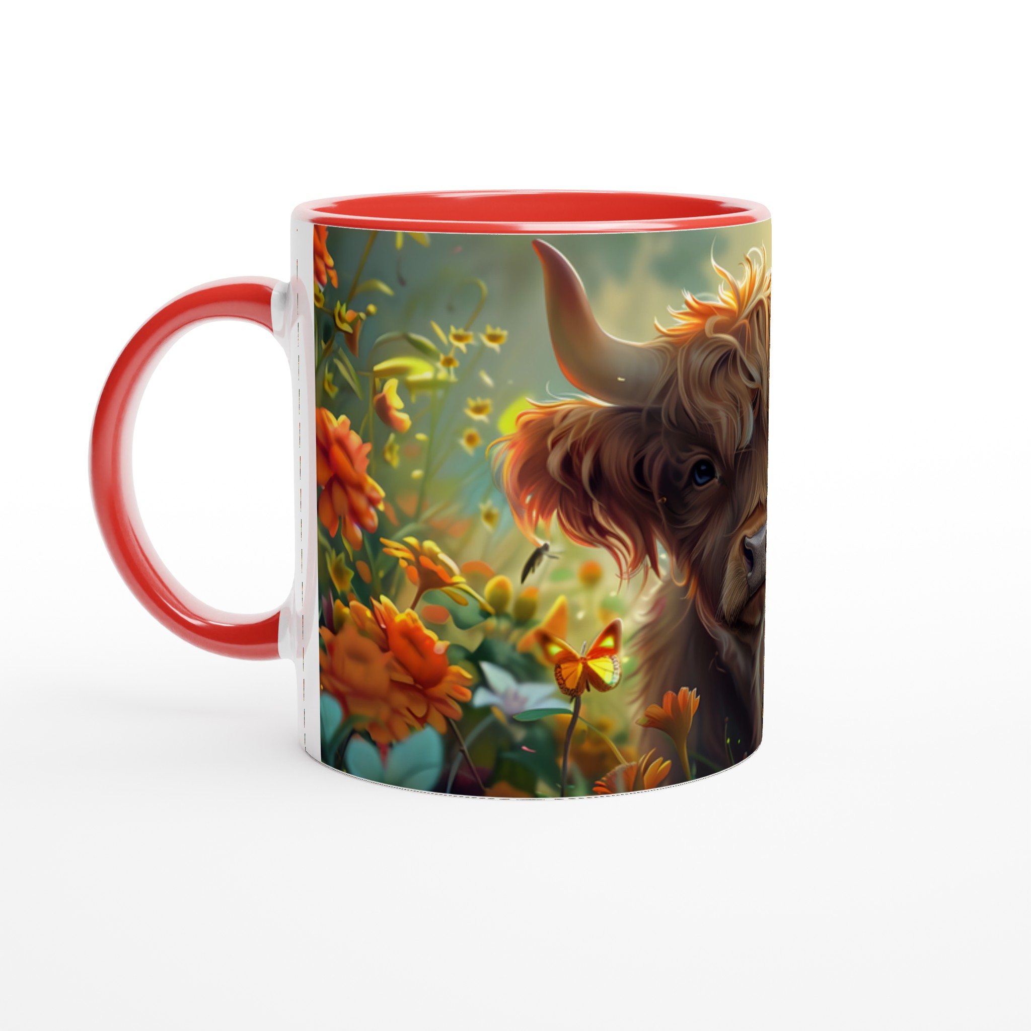 Charmig Highland Ko Mugg – Livfull Design på 11oz Keramik, Välj Din Färg! 5 689b5272-2696-48de-bf16-86b1e4d2f00f