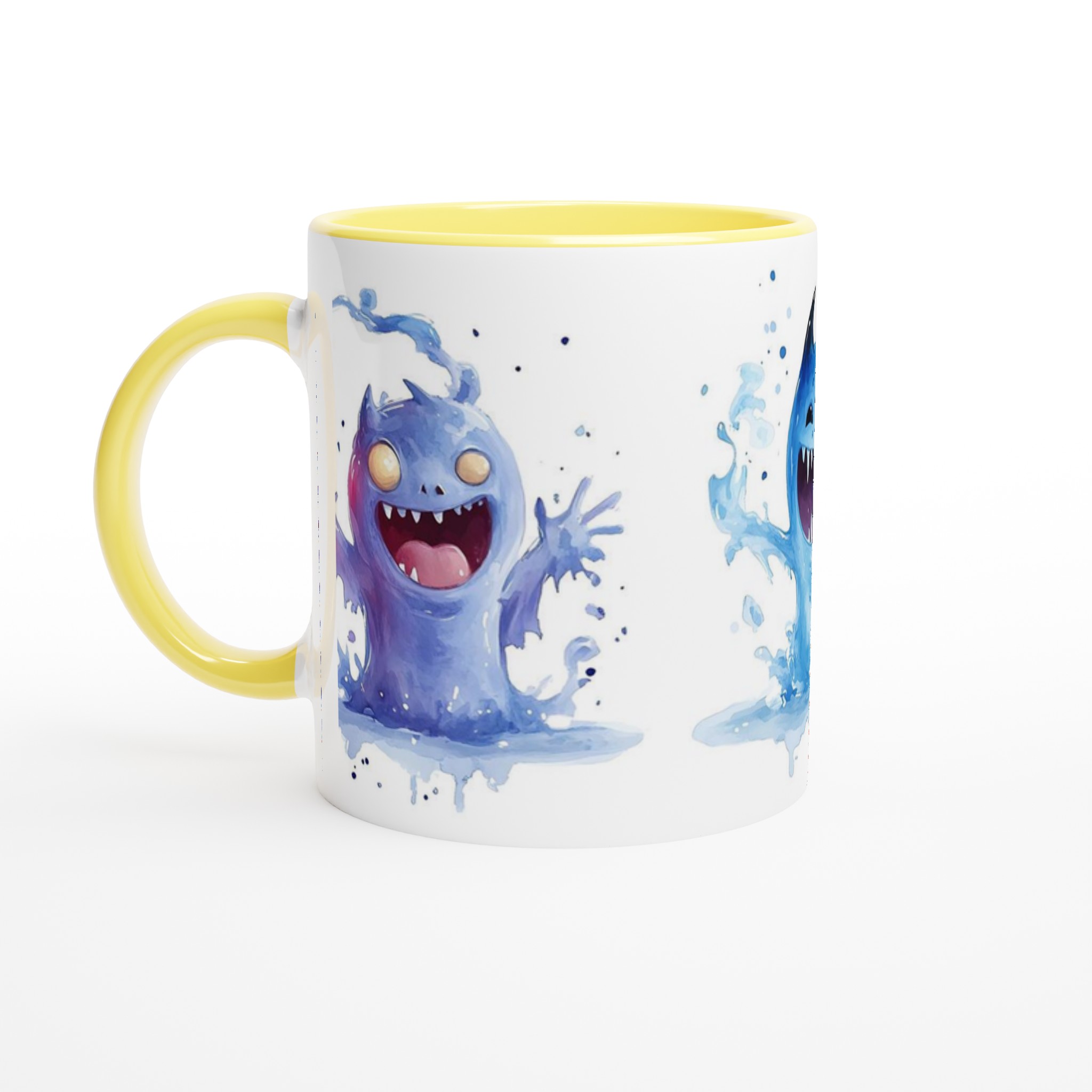 Lekfulla Monster Mugg – Färgglad Akvarell Charm för Kaffe och Te i Flera Nyanser 3 68adcc41-4b7c-44f5-929d-3493acb29940