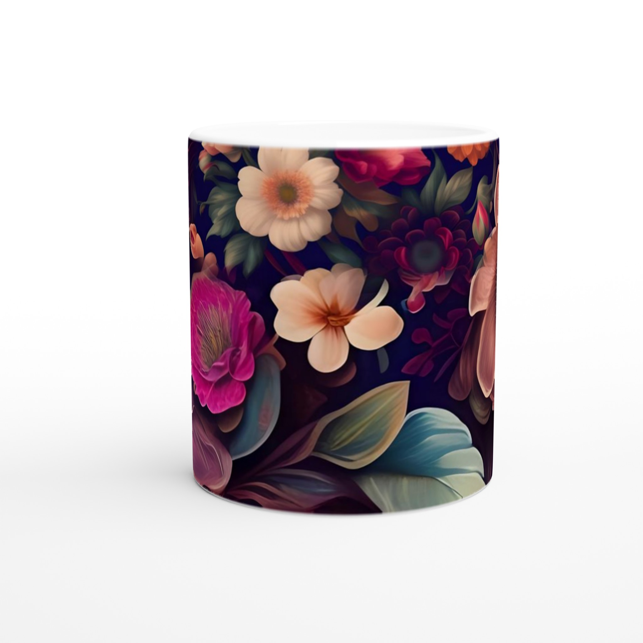 Elegant Floral Ceramic Mug 11oz – Vibrant Colors to Brighten Your Day 8 68e96cdf-29ab-41de-9077-94a67238bef6