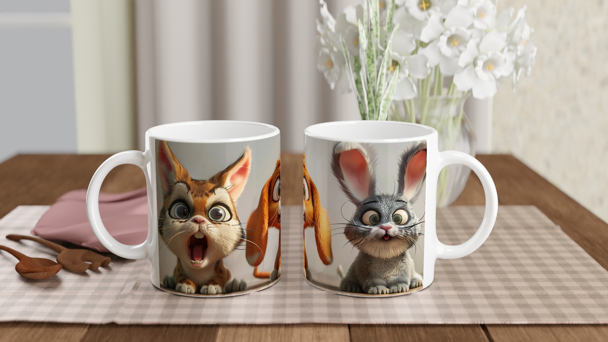 Charmig Keramikmugg med Roliga Djurmotiv – 11oz Kaffe-/Temugg i Flera Färger 10 69106472-edb0-4c49-8a94-bec680d0ff06