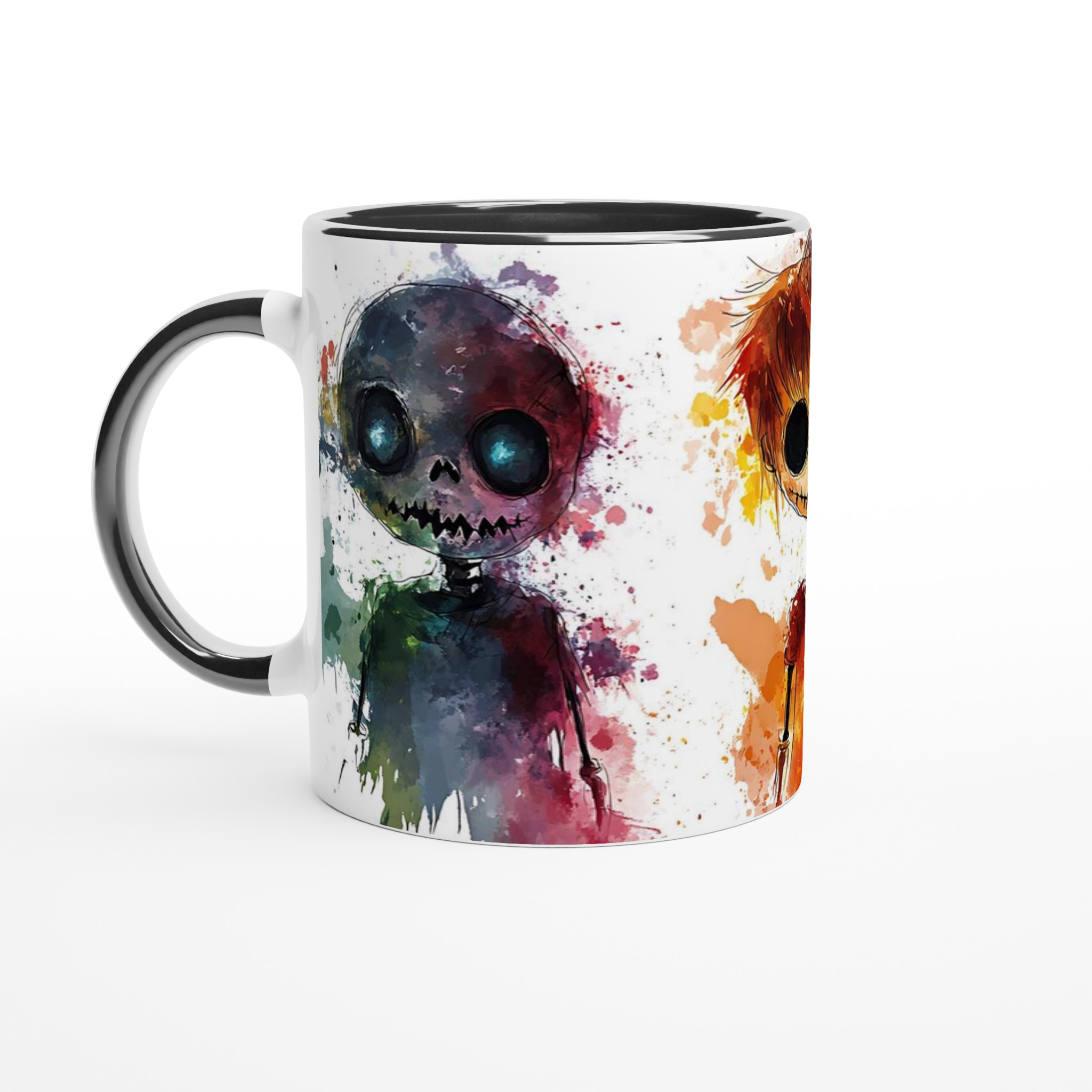 Konstnärlig Skull Squad Keramisk Mugg - Välj Din Färg! 4 691da45a-2229-47ac-a7c5-4497b83e49b2