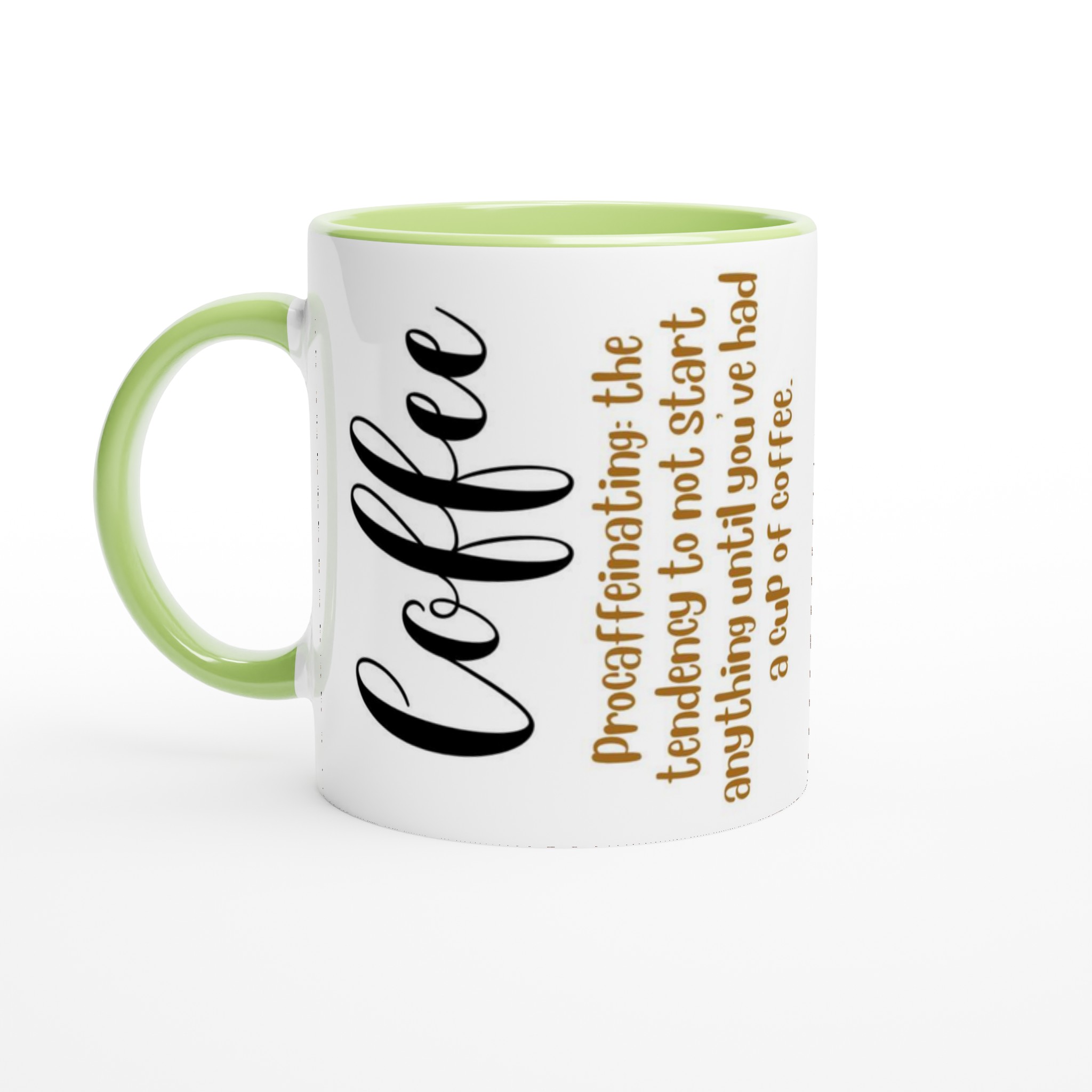 Vit 11oz Keramisk Kaffe-mugg med Inspirerande Citrat i Flera Färger 7 696841d6-9ee6-473d-815b-476303a6f268