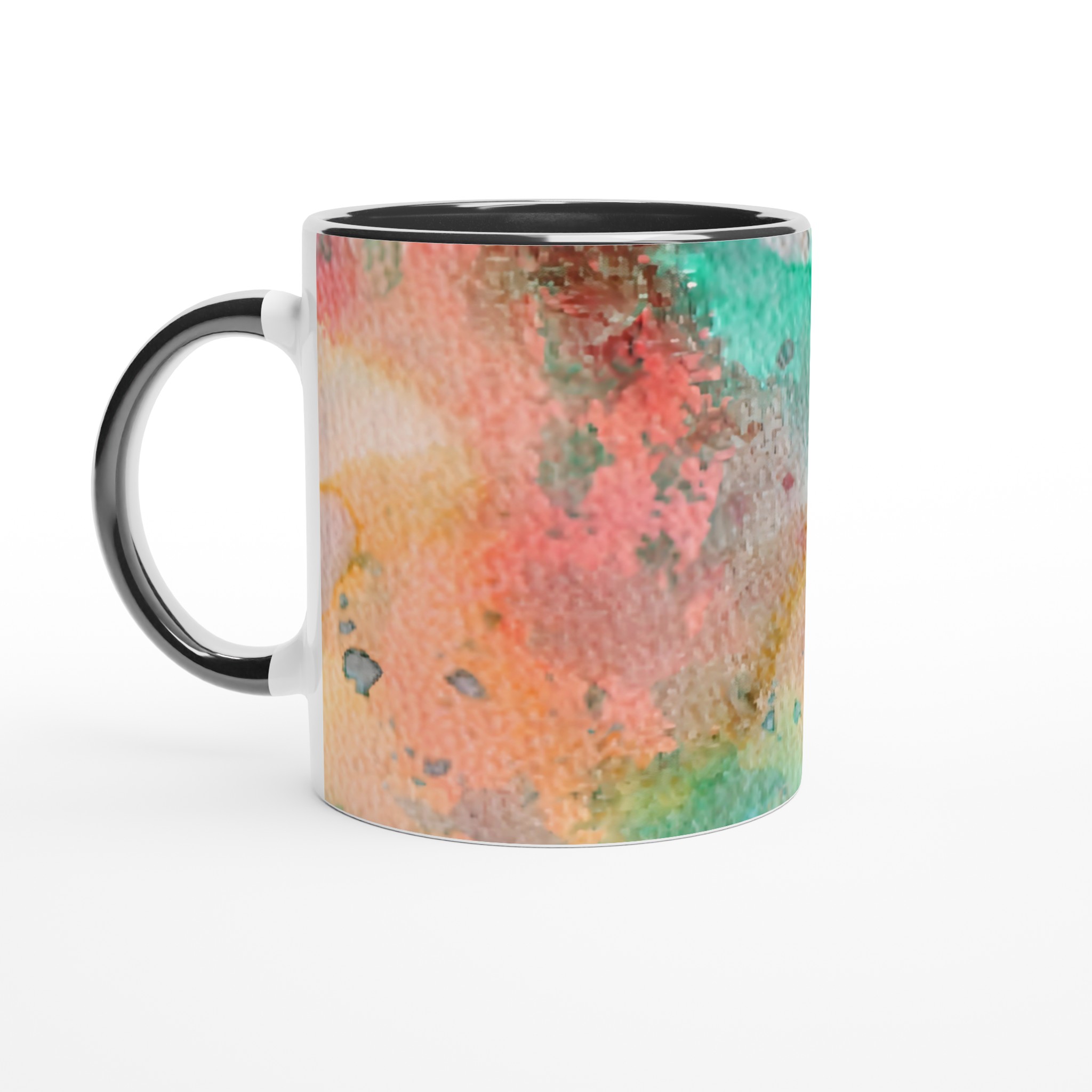 Abstrakt Akvarell Mugg – Färgglad 11oz Keramikmugg i ditt val av 7 nyanser 4 69ddbc31-fd64-4e8d-90c1-c61e93484799