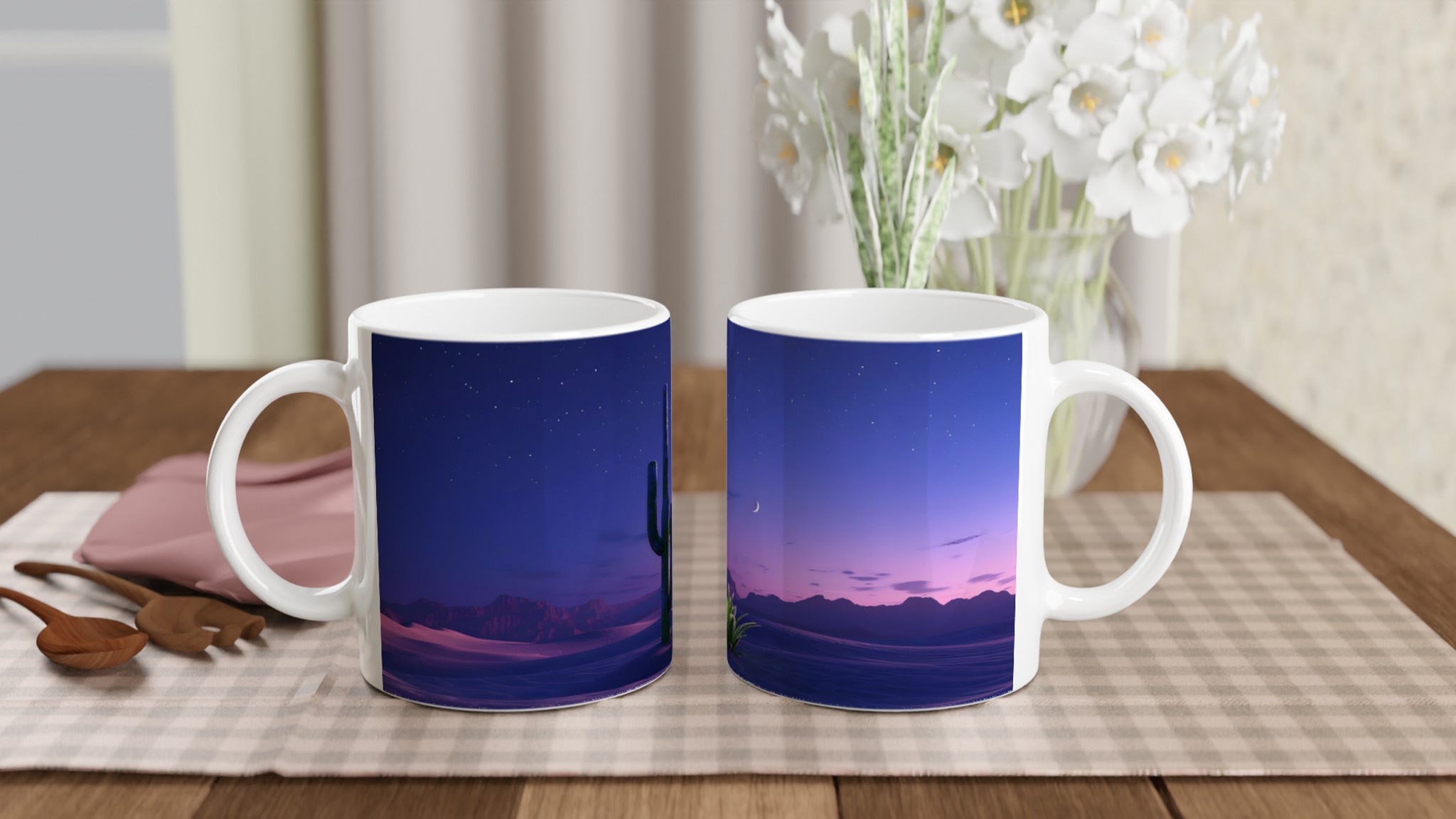 Mystisk Ökenkväll Mugg – 11oz Keramikmugg i ditt val av 7 färger 10 6a0dd553-1e66-4062-8fac-bd3a6c0ba424