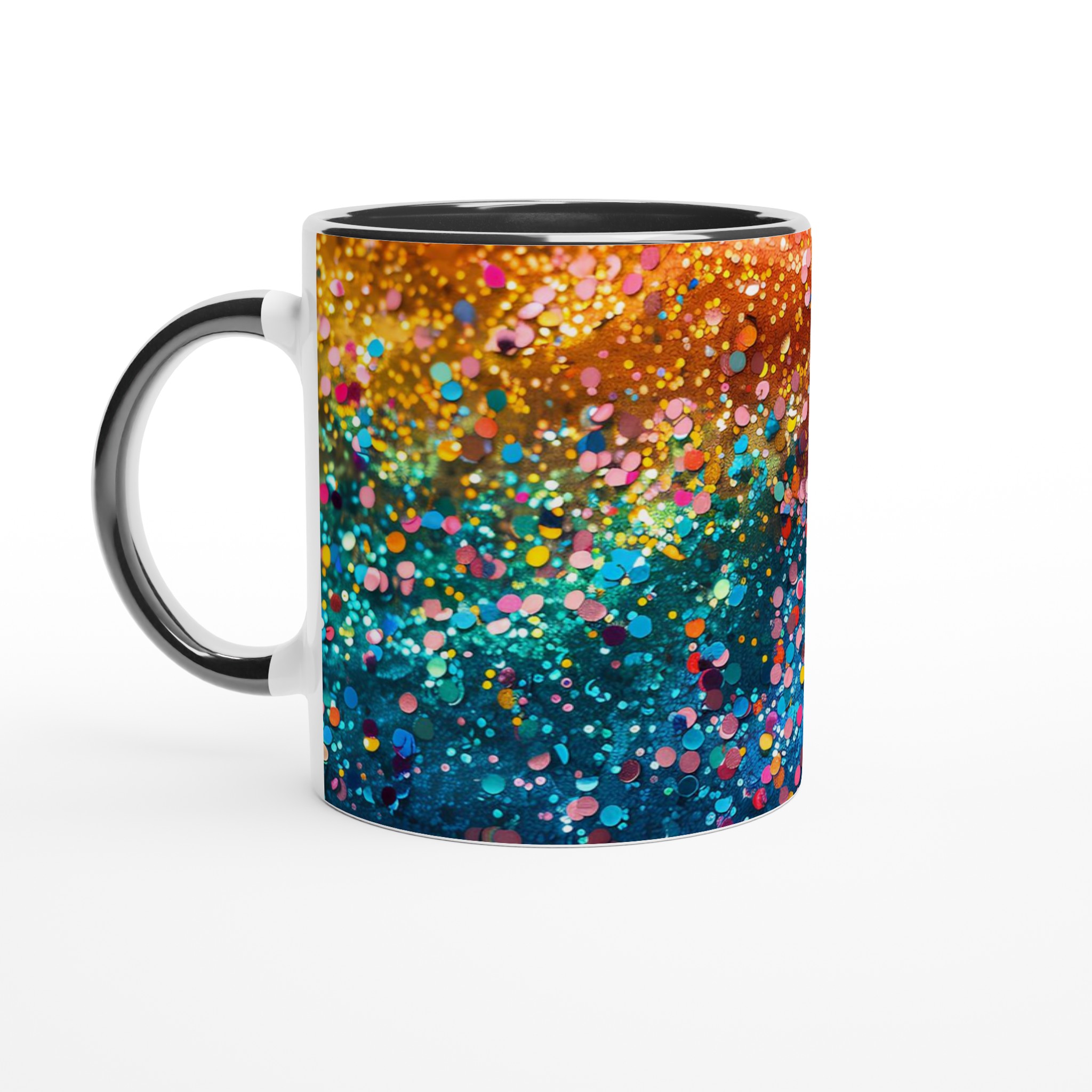 Glittrande Konfetti Keramikmugg – Färgglad 11oz Kaffekopp för Festliga Stunder i ditt Val av Färg 4 6a106c90-e9ec-4cac-a80d-f681a145e637
