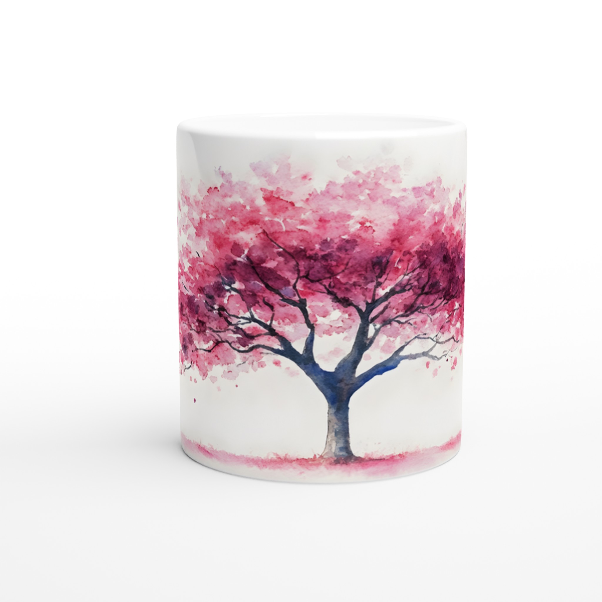 Körsbärsträds Mugg - Akvarell-inspirerad Keramisk Kaffemugg i 7 Färger 8 6a13455b-4733-434a-a142-42af267b8029