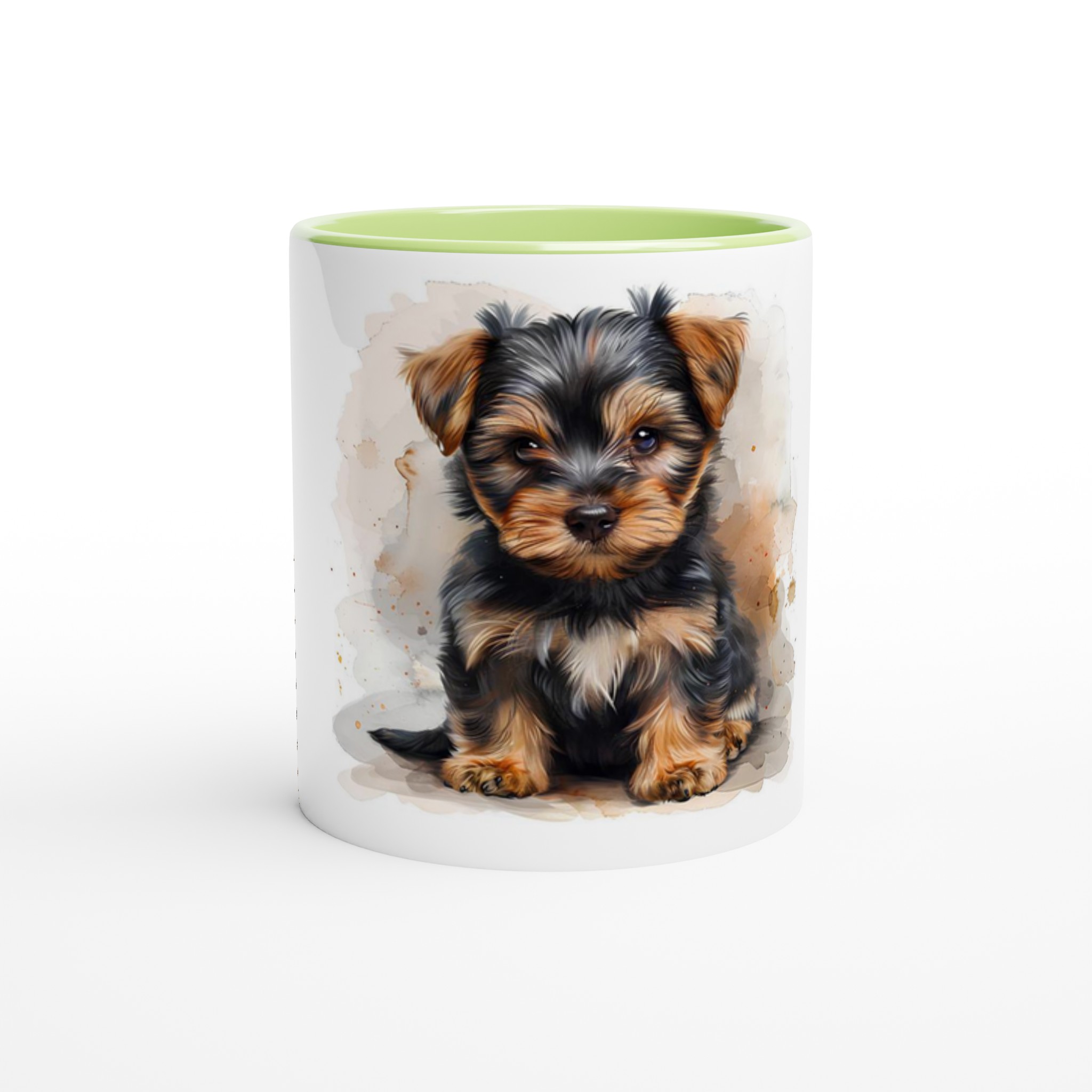 Bedårande Yorkshire Terrier Valp Keramisk Mugg - 11oz med färgad insida 4 6a1607c7-9983-4366-b16e-861a27b7d46e