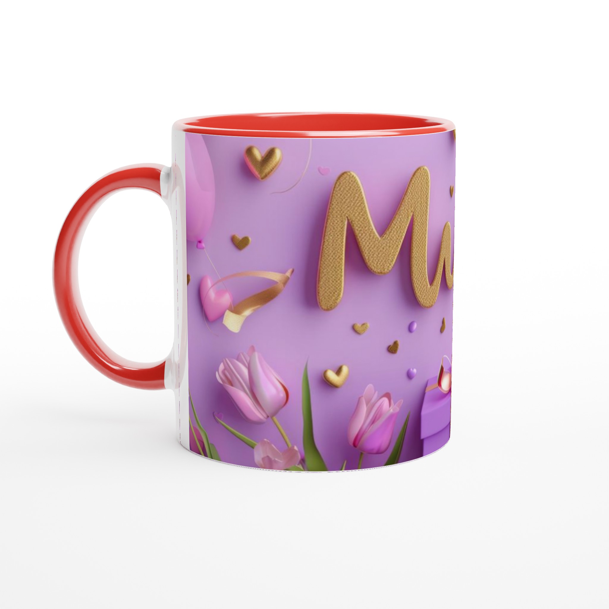 Elegant Vit 11oz Keramisk Mugg – Perfekt Present för Mamma i Sju Färgstarka Toner 5 6a1fbccd-2518-42fd-9827-5fbebfb230e2