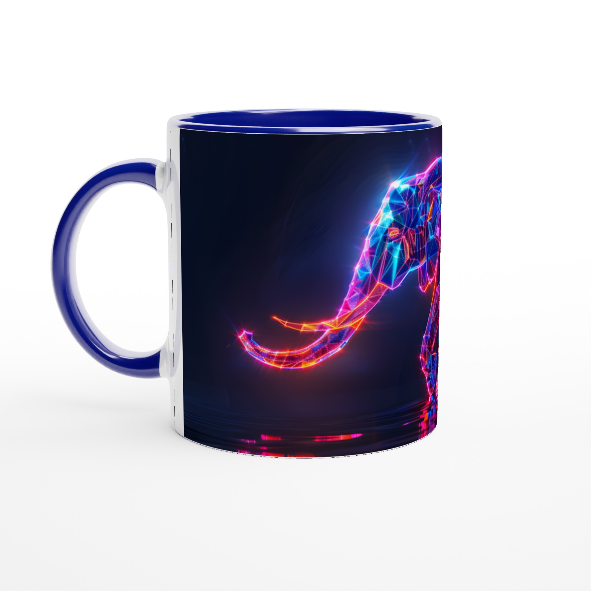 Digital Elephant Neon Glöd - 11oz Keramikmugg 2 6a38385b-f2f3-4055-af2d-cdc0c4c13c7b