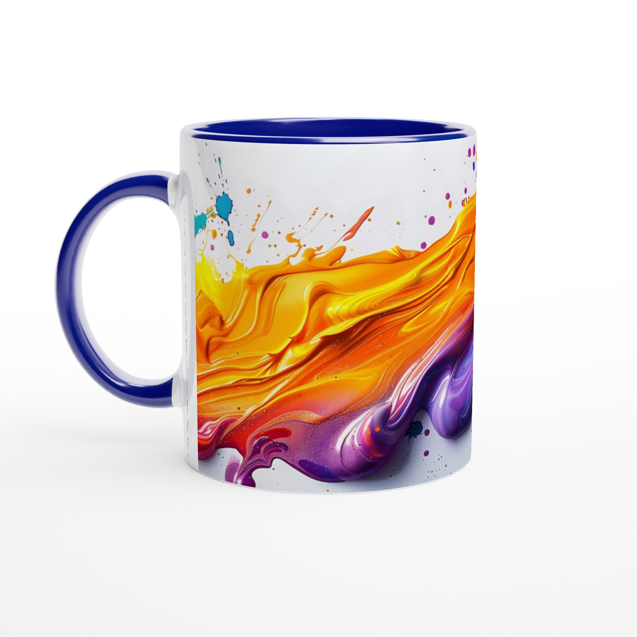 Konstnärlig Färgexplosion 11oz Keramisk Mugg – Välj bland 7 Livfulla Färger för din Personliga Stil! 2 6aa3fd6c-d2eb-4832-8e22-4df41bd6bc6b