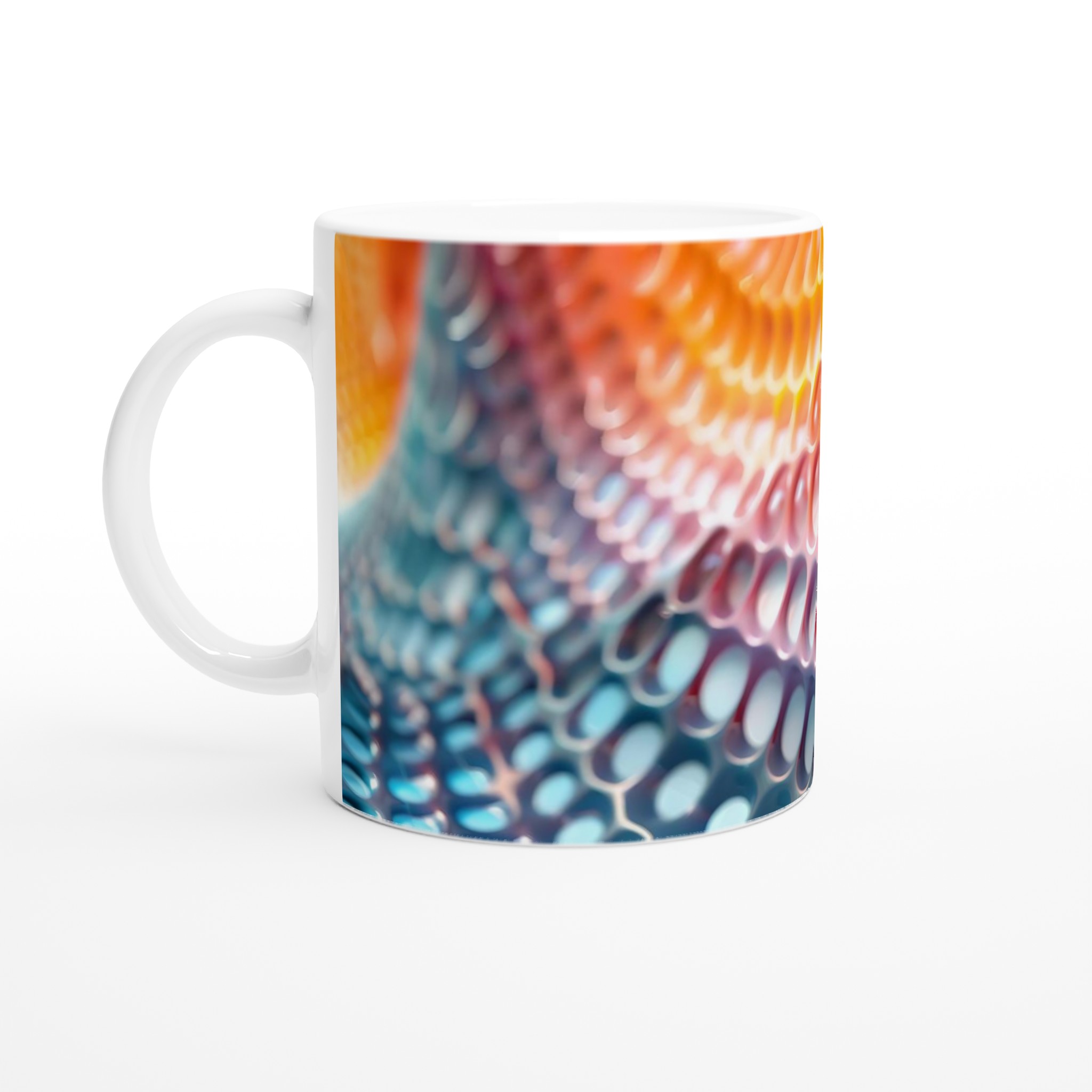 Abstrakt Solnedgång Keramikmugg - 11oz i Valfri Färg för En Levande Kaffestund 1 6acdd91a-5dab-4af3-a51f-35e073fb1cca