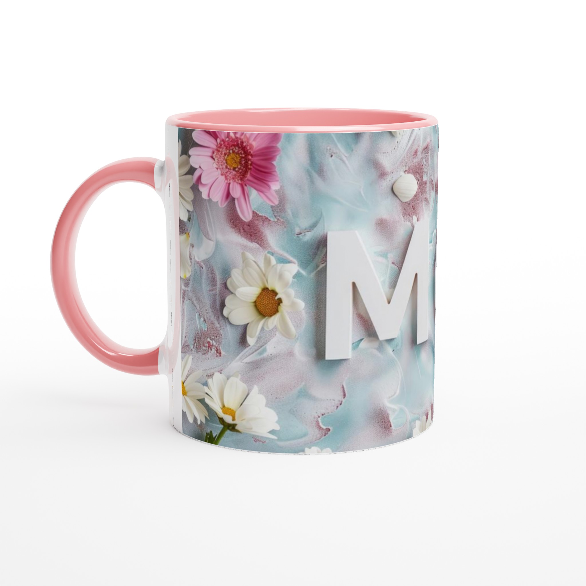Vit 11oz keramisk mugg - hylla mamma med blommigt charm och elegans 6 6acea7bf-7368-4070-abf8-35daf479dbf3