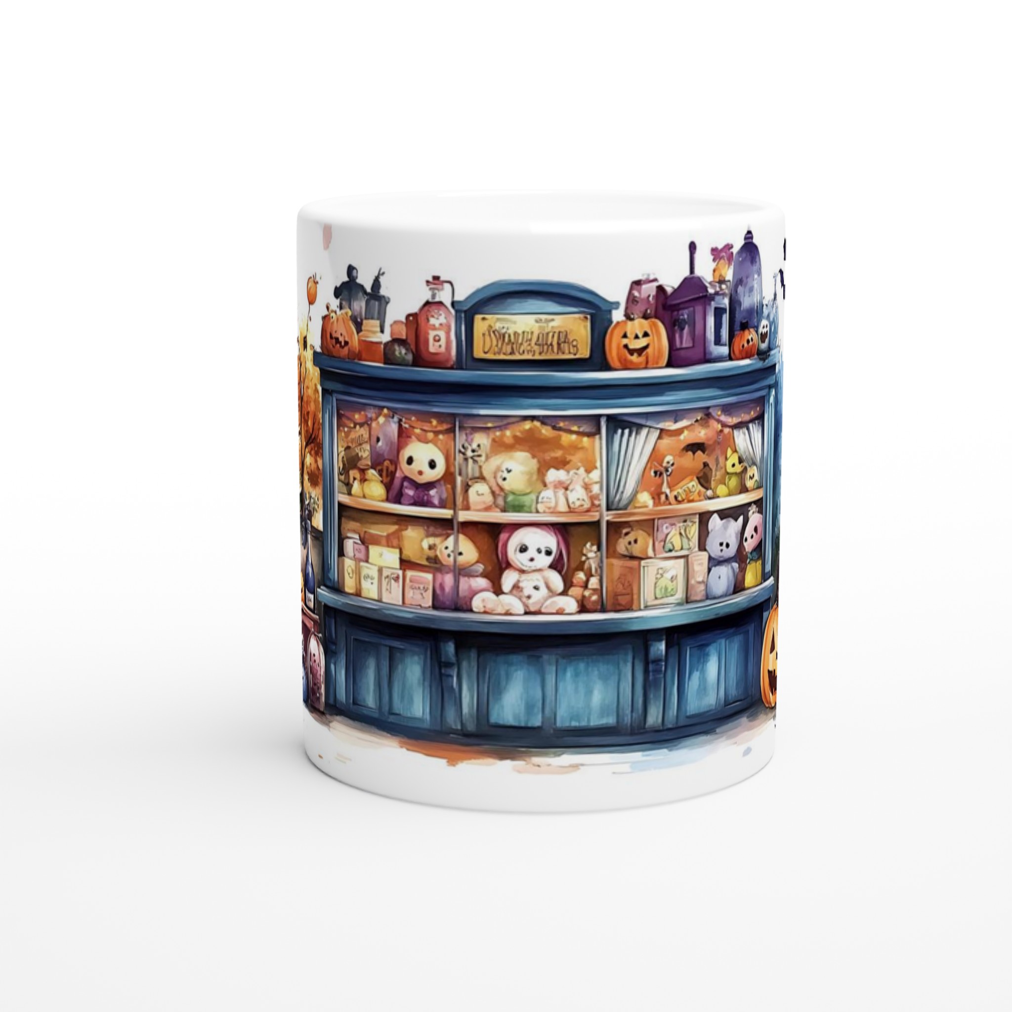 Spooky-Söt Halloween Mugg: Keramikmugg med Mystisk Vattenfärgskänsla – Välj din Färg! 8 6af55d7f-945d-470c-8217-e6d02838e448